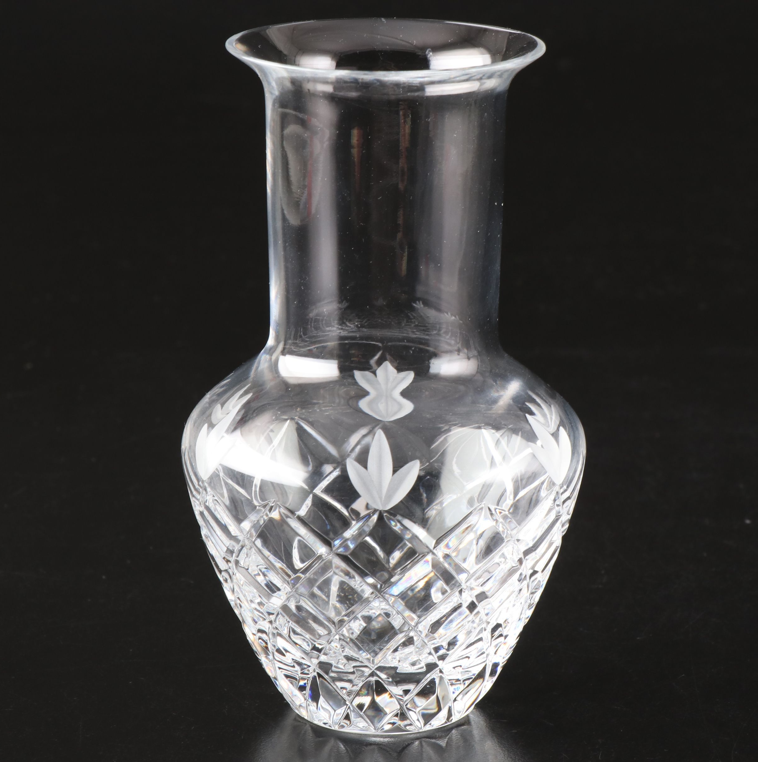 Imperial Pinwheel Cut Crystal Champagne Bucket with Other Crystal Table Décor