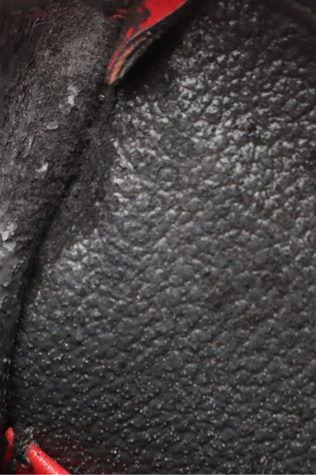 Louis Vuitton Riviera Handbag in Red Epi and Smooth Leather