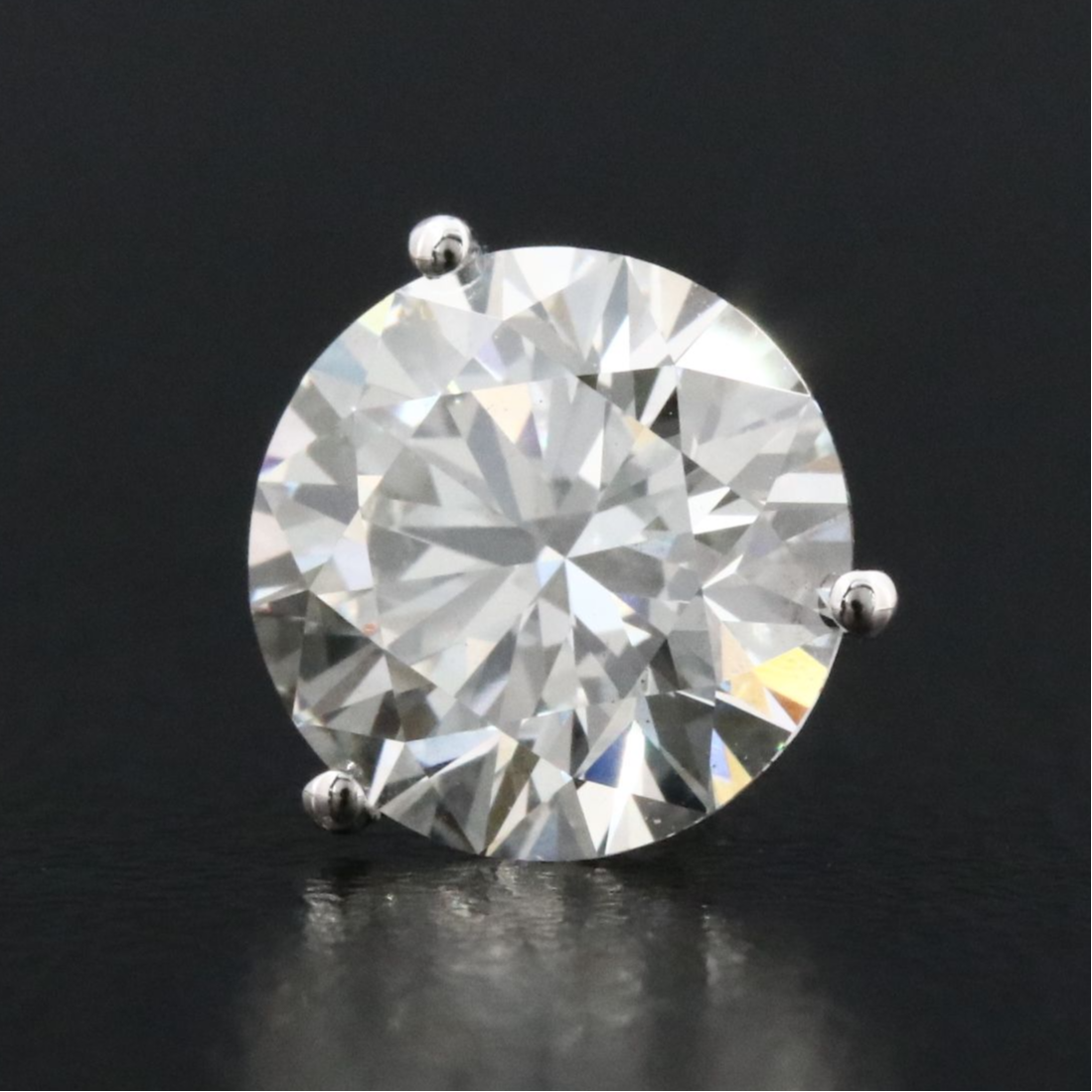 14K 4.00 CTW Lab Grown Diamond Stud  Earrings