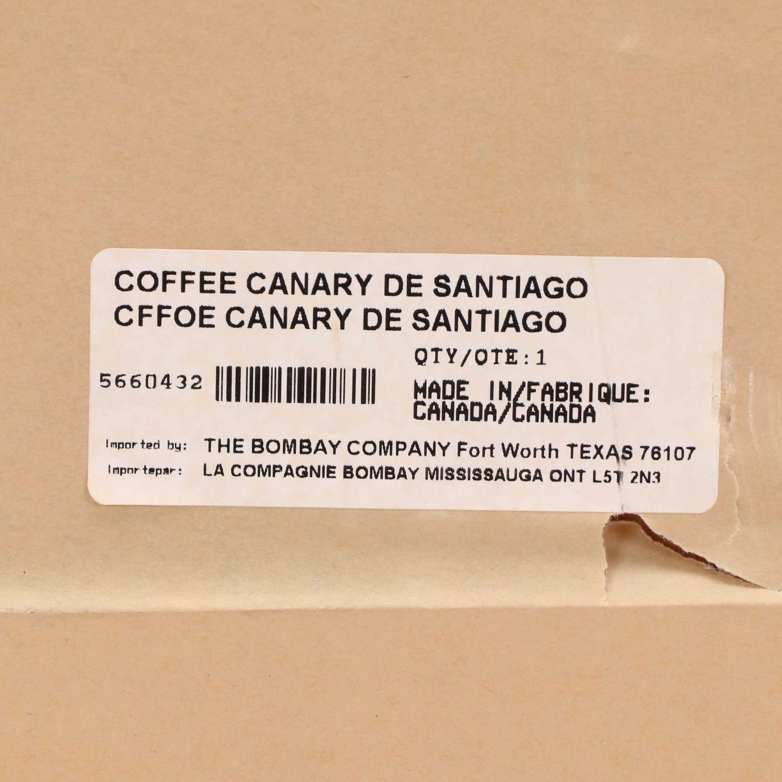 Offset Lithograph After Lynn Hays "Coffee Canary de Santiago"