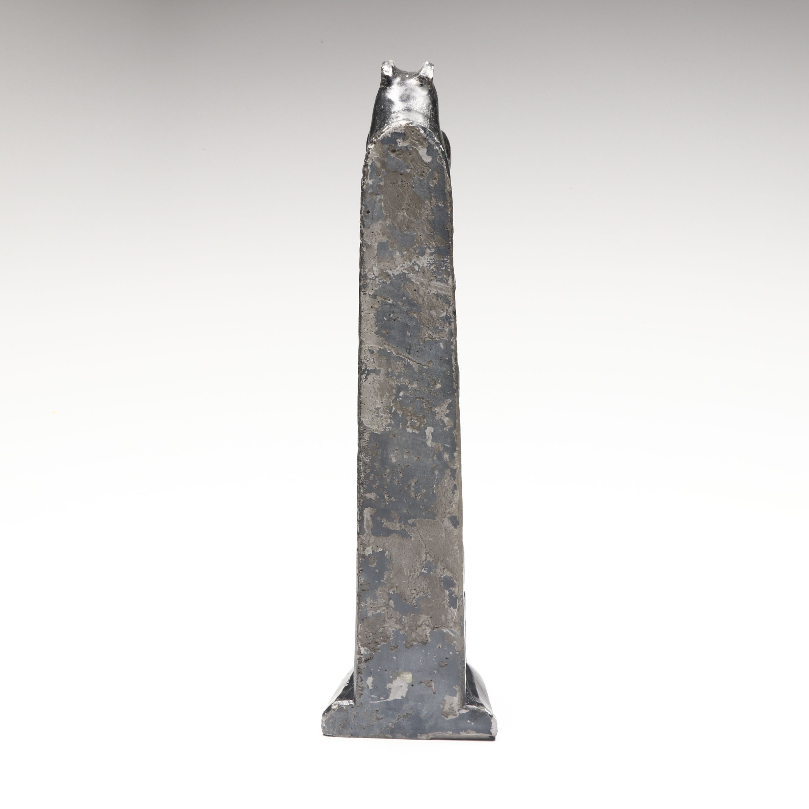 Haida Carved Argillite Totem Pole Figurine, 20th Century