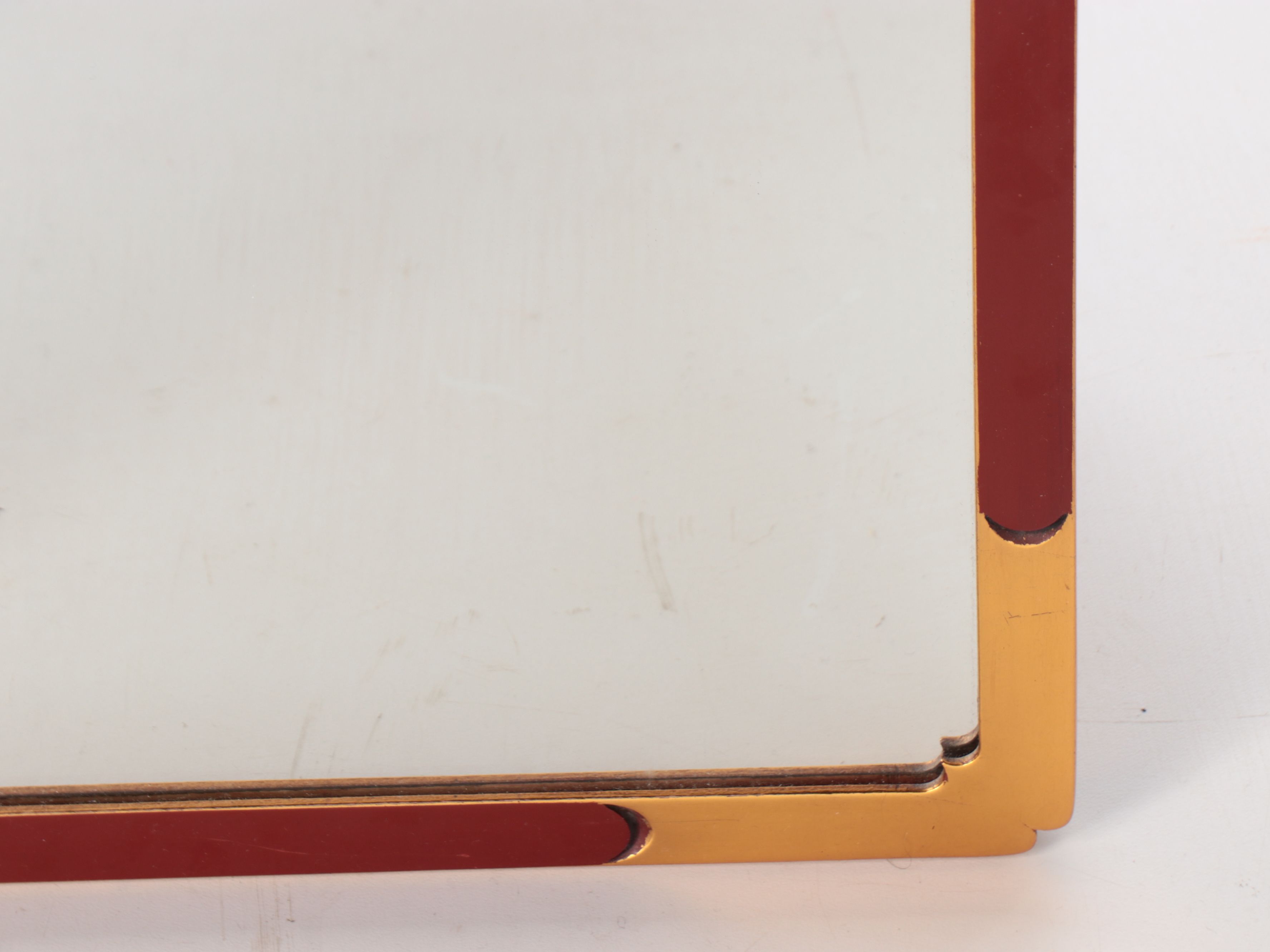 Gilt Two Tone Full-Length Wall Mirror