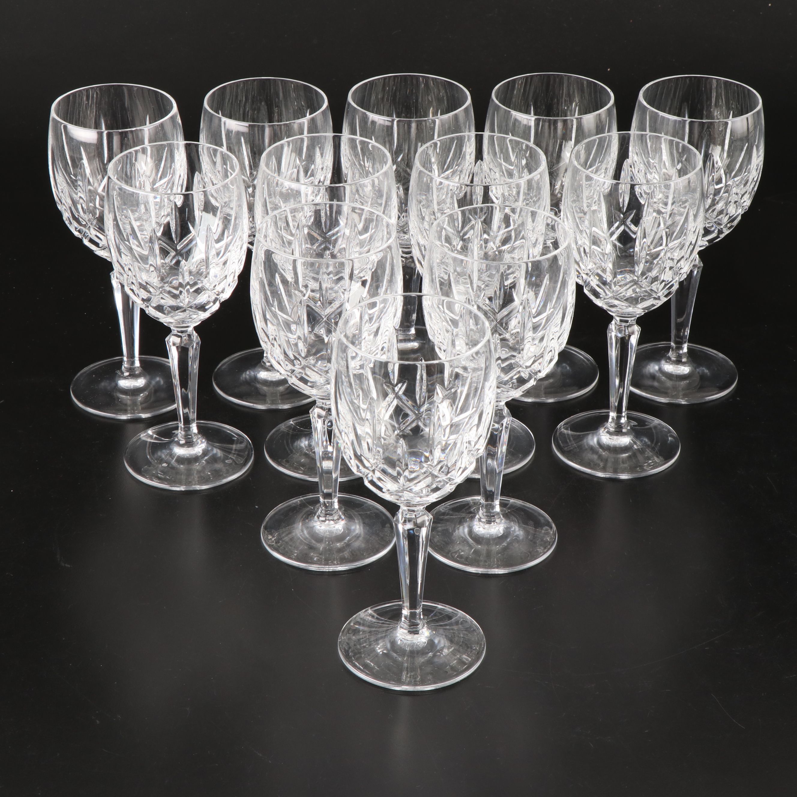 Gorham "Lady Anne" Crystal Wine Glasses