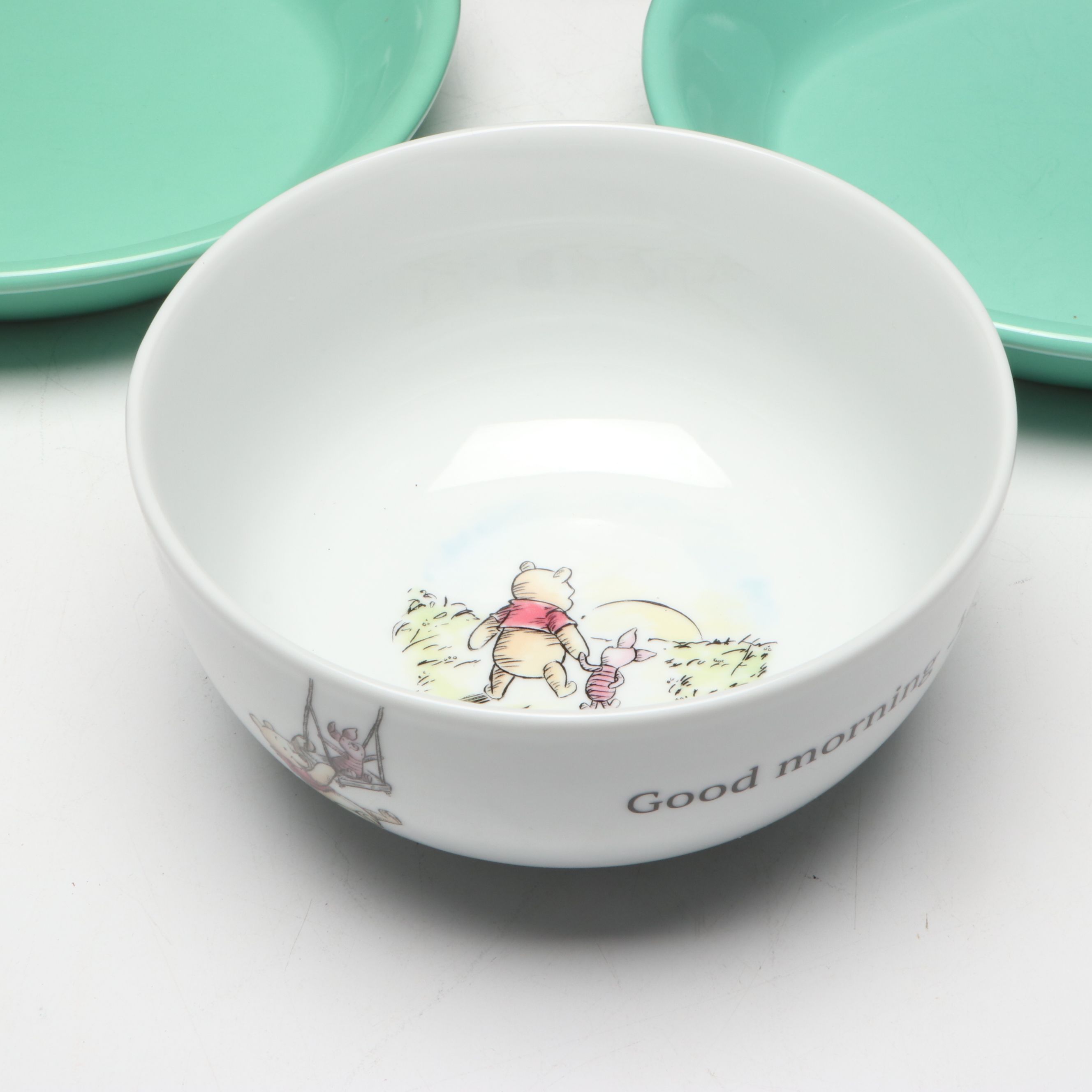 Bordallo Pinheiro Earthenware Melon Bowls with Other Ceramics