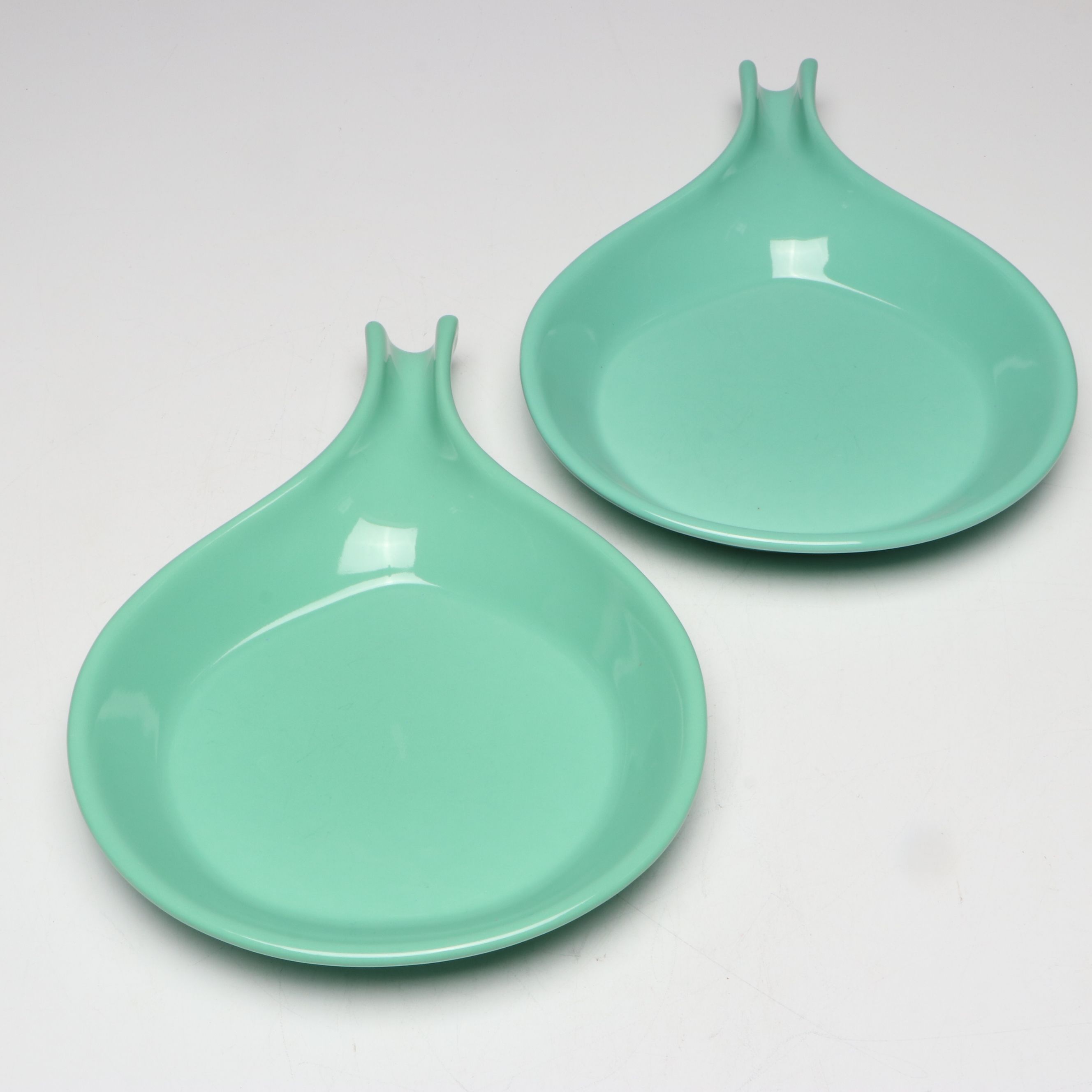 Bordallo Pinheiro Earthenware Melon Bowls with Other Ceramics