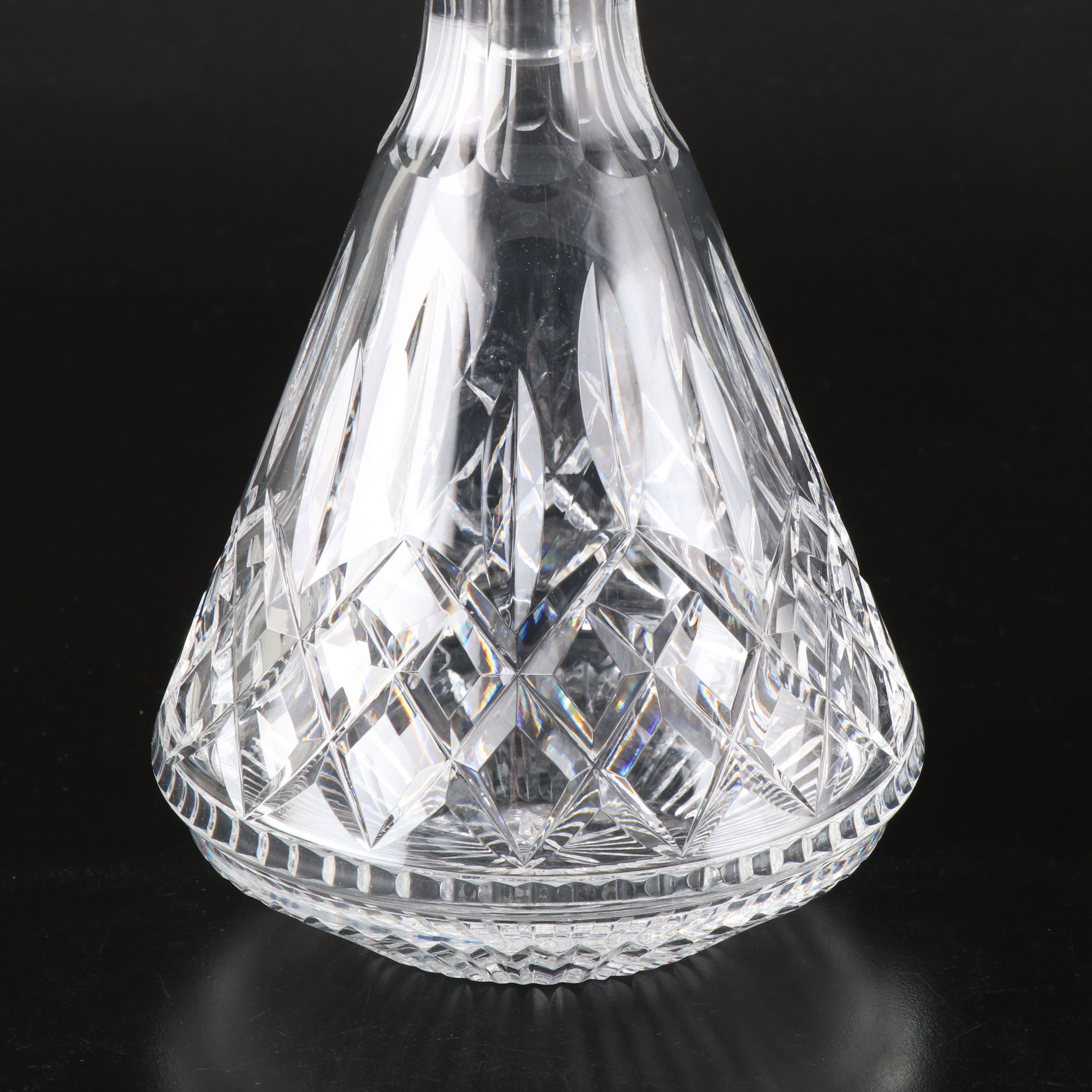 Waterford Crystal "Lismore"  Roly Poly Decanter with Stopper