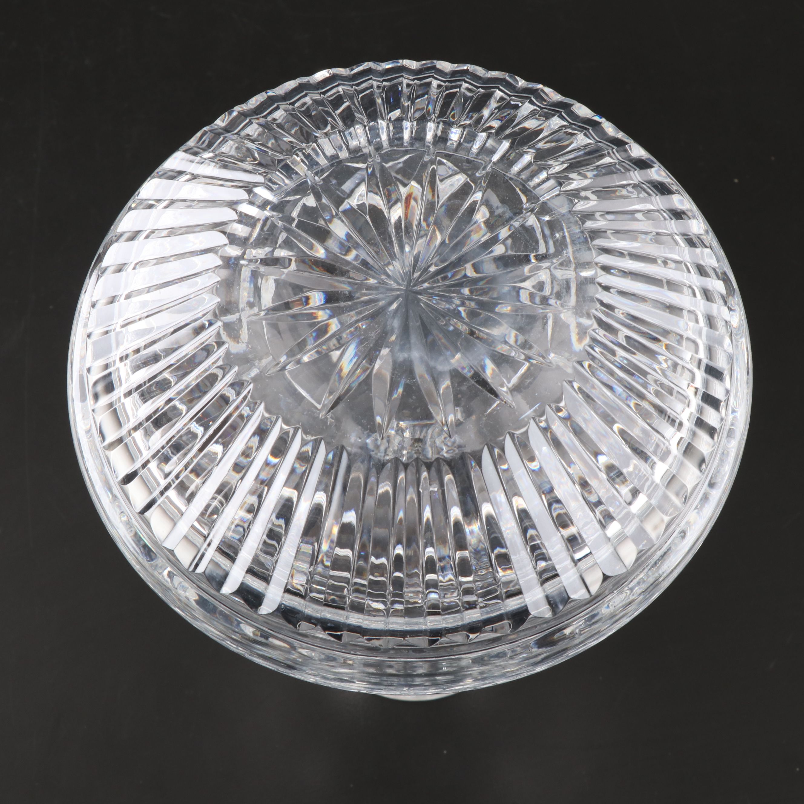 Waterford Crystal "Lismore"  Roly Poly Decanter with Stopper