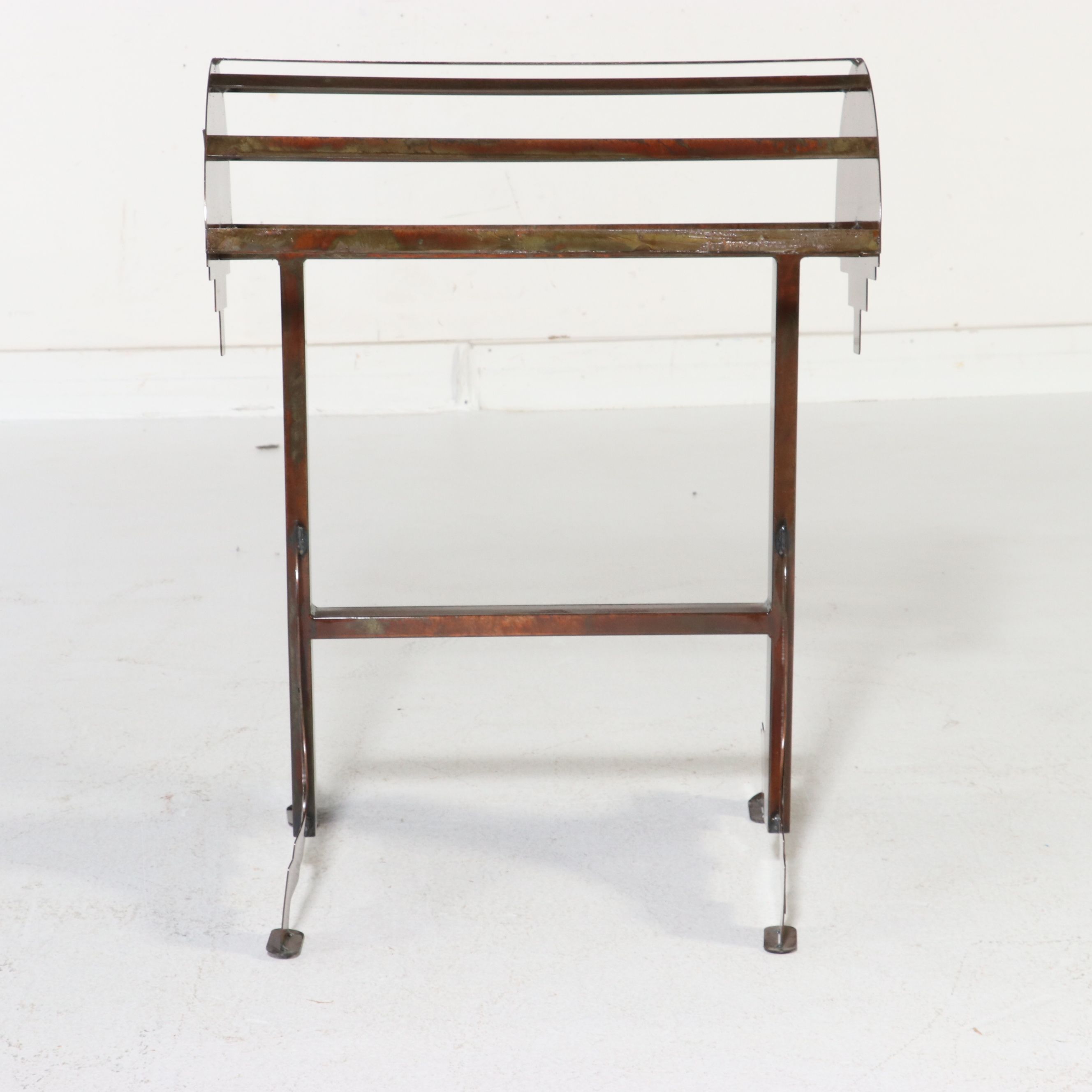 Contemporary Western-Style Welded Steel Saddle Rack