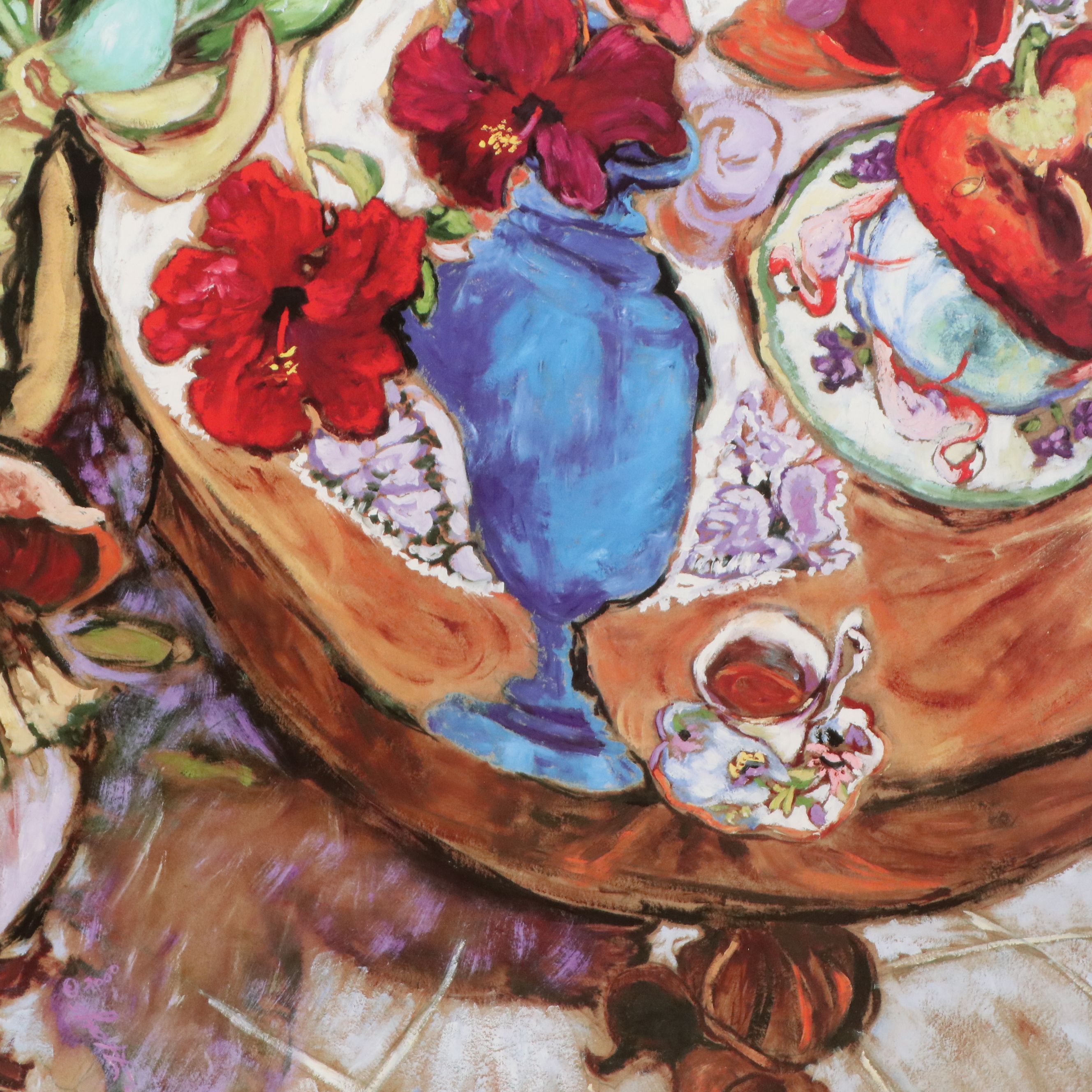 Offset Lithograph After Lynn Hays "Paisley Mañana"