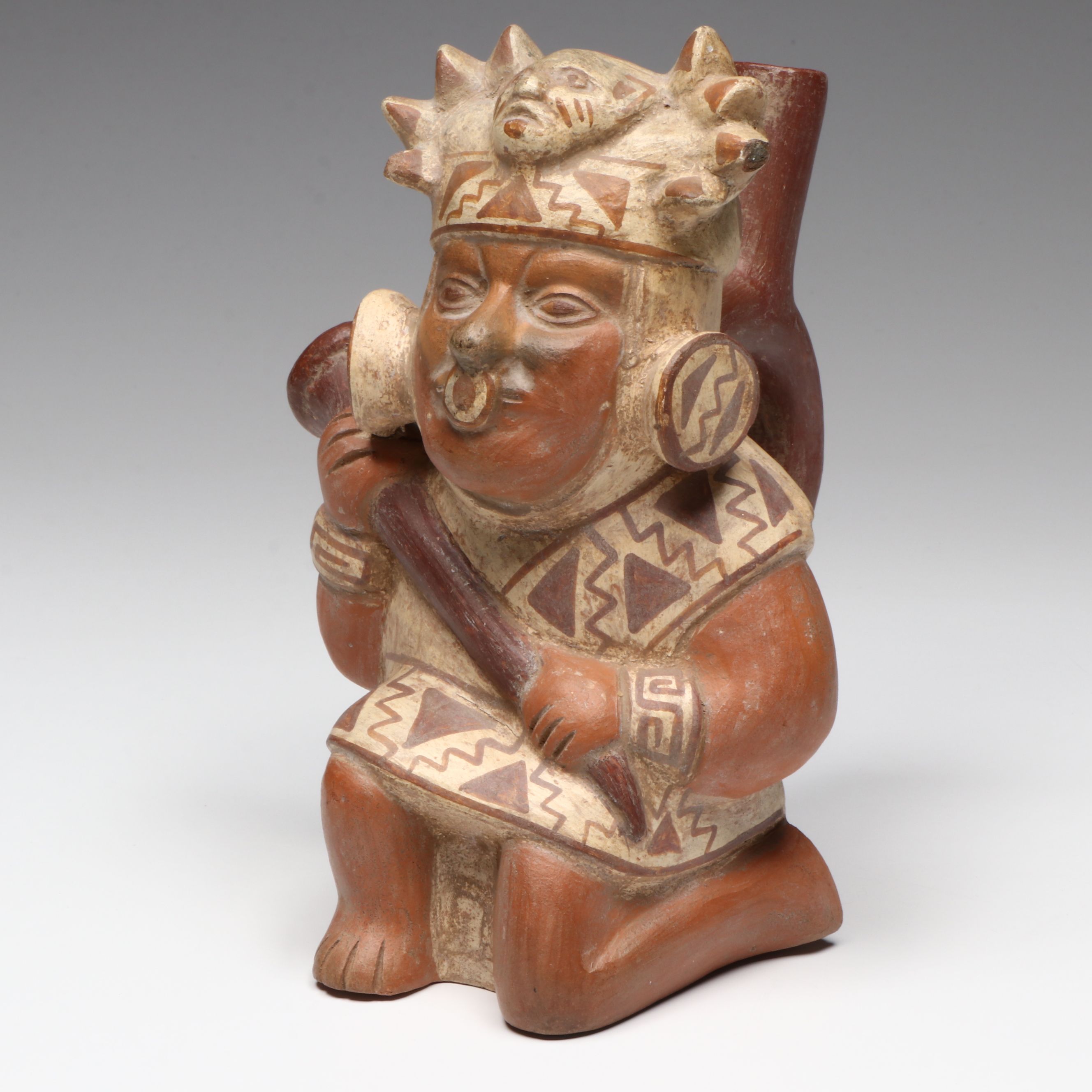 Pre-Columbian Style Moche Warrior