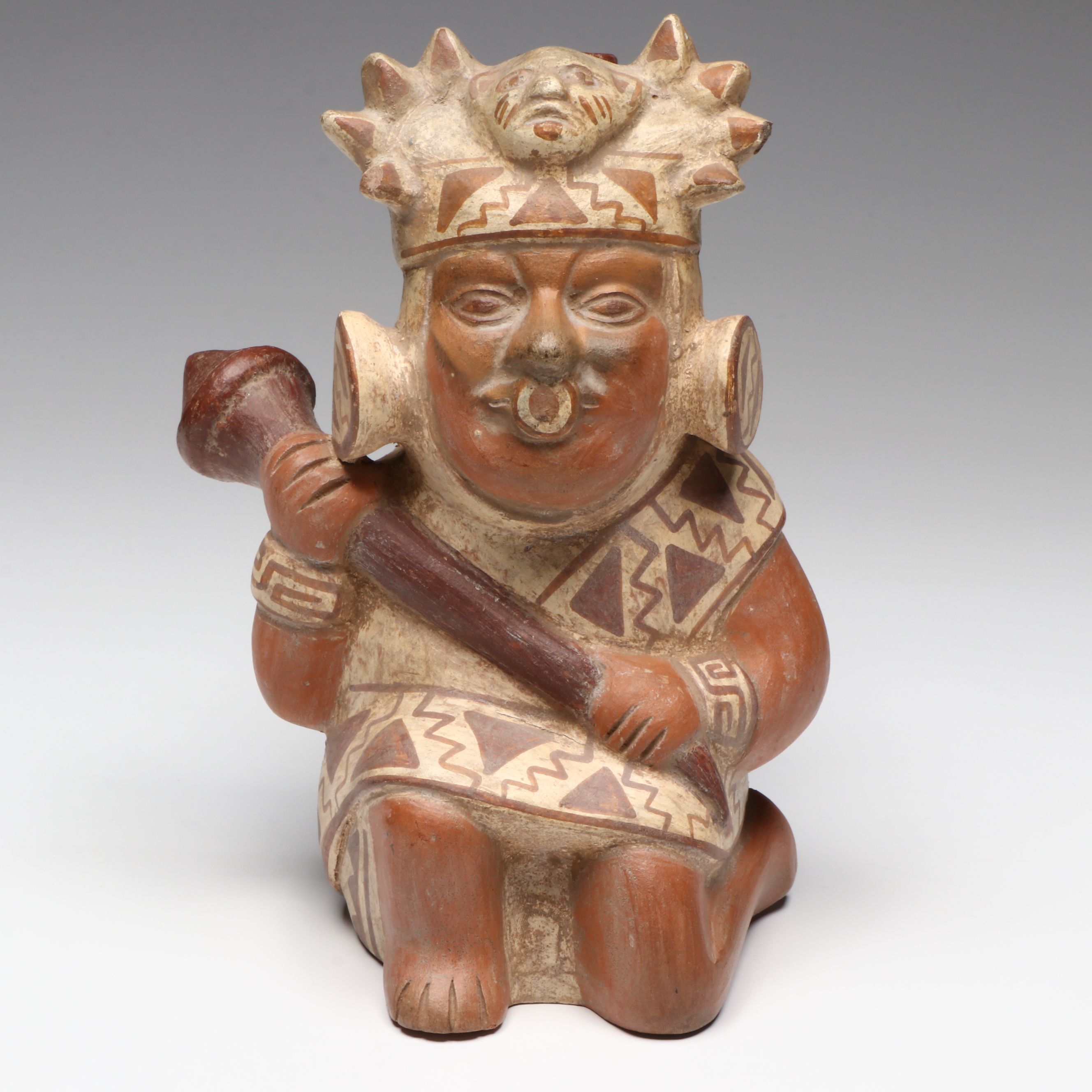 Pre-Columbian Style Moche Warrior