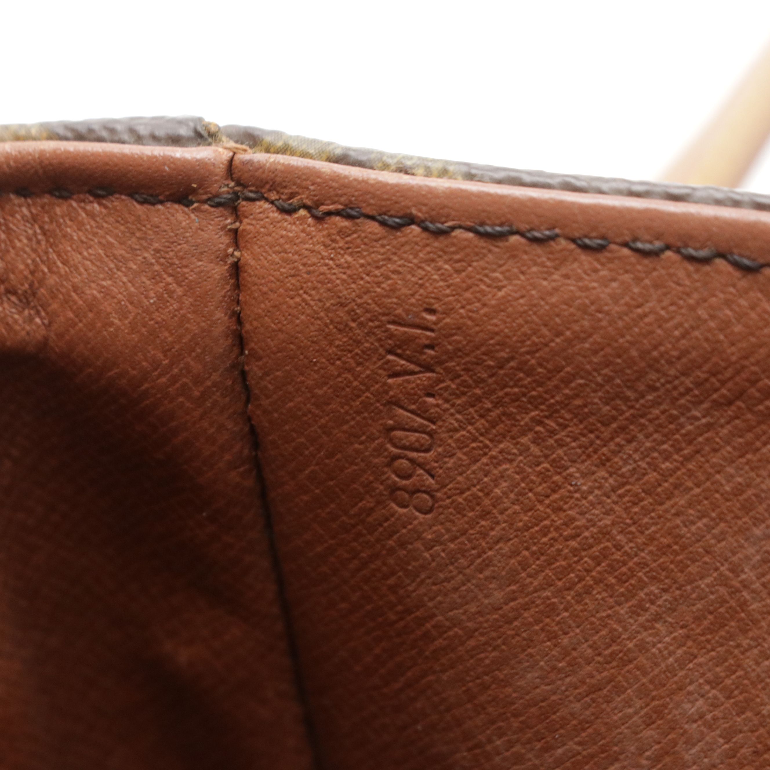 Louis Vuitton Chantilly MM Bag in Monogram Canvas and Vachetta Leather
