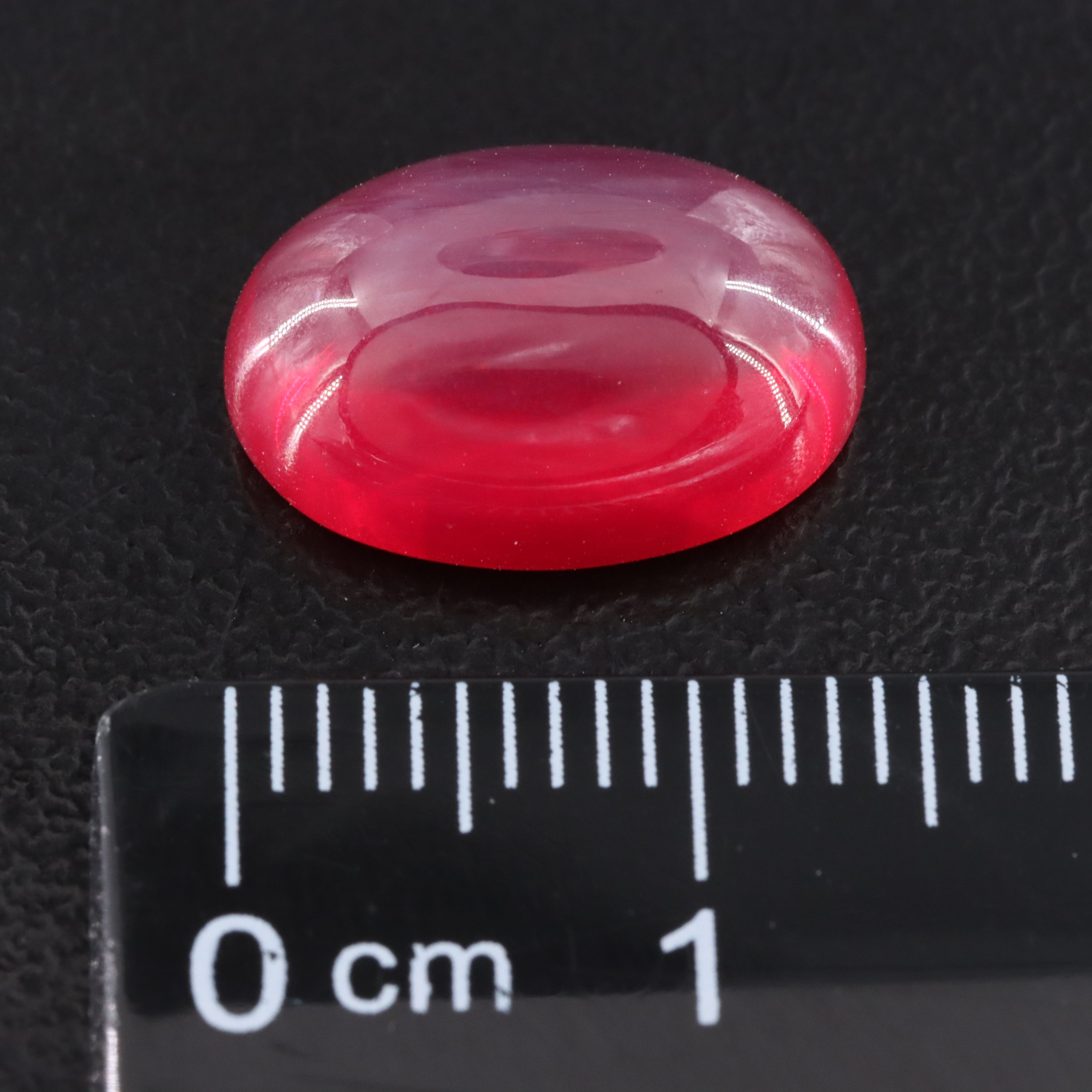Loose 8.91 CT Lab Grown Star Ruby