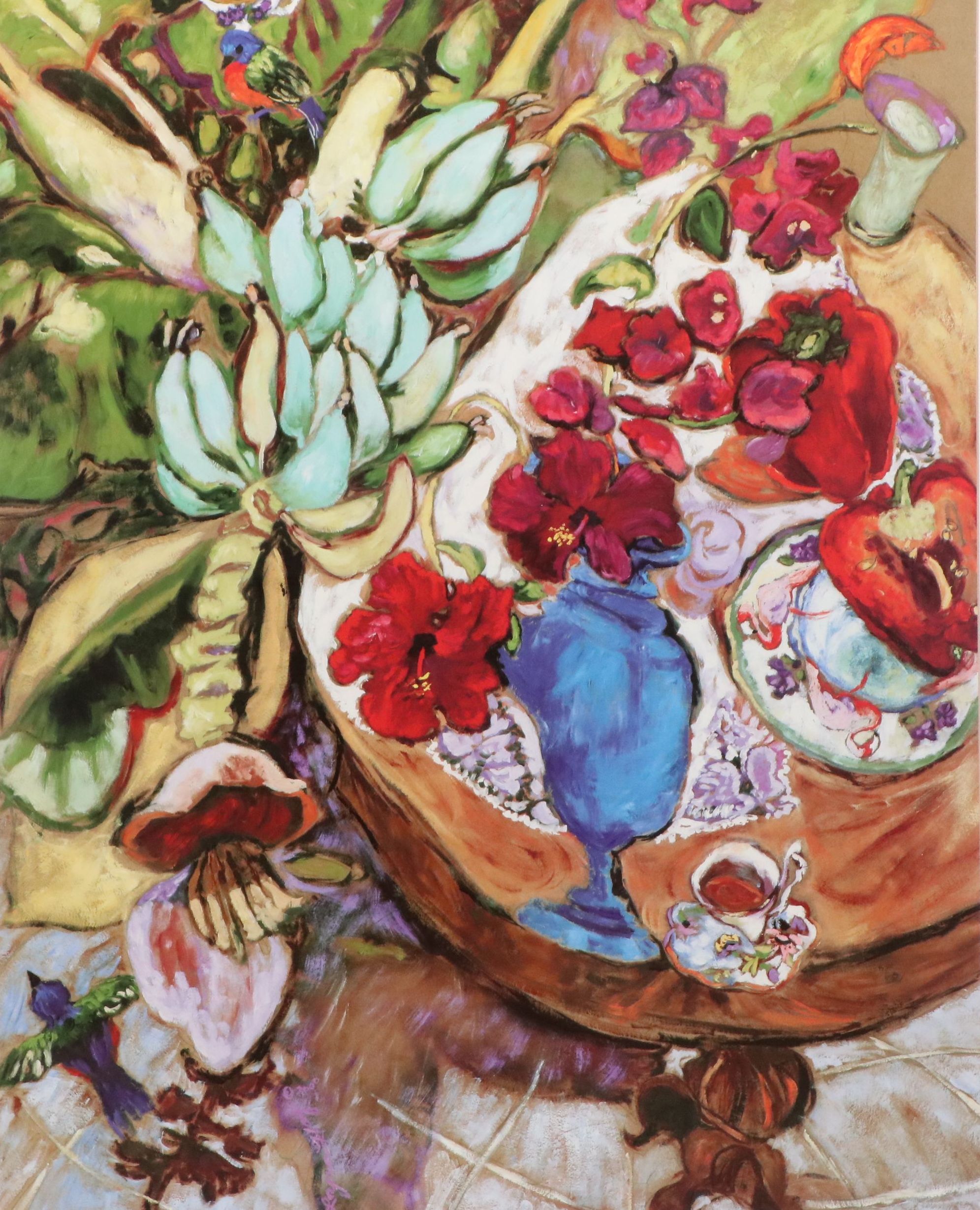 Offset Lithograph After Lynn Hays "Paisley Mañana"