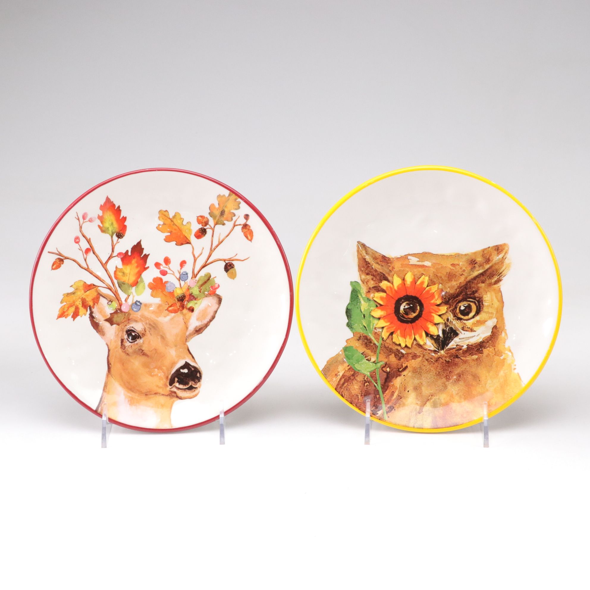 Pier 1 "Harvest Garden Critters" Plates with Hand-Sculpted Vase and More