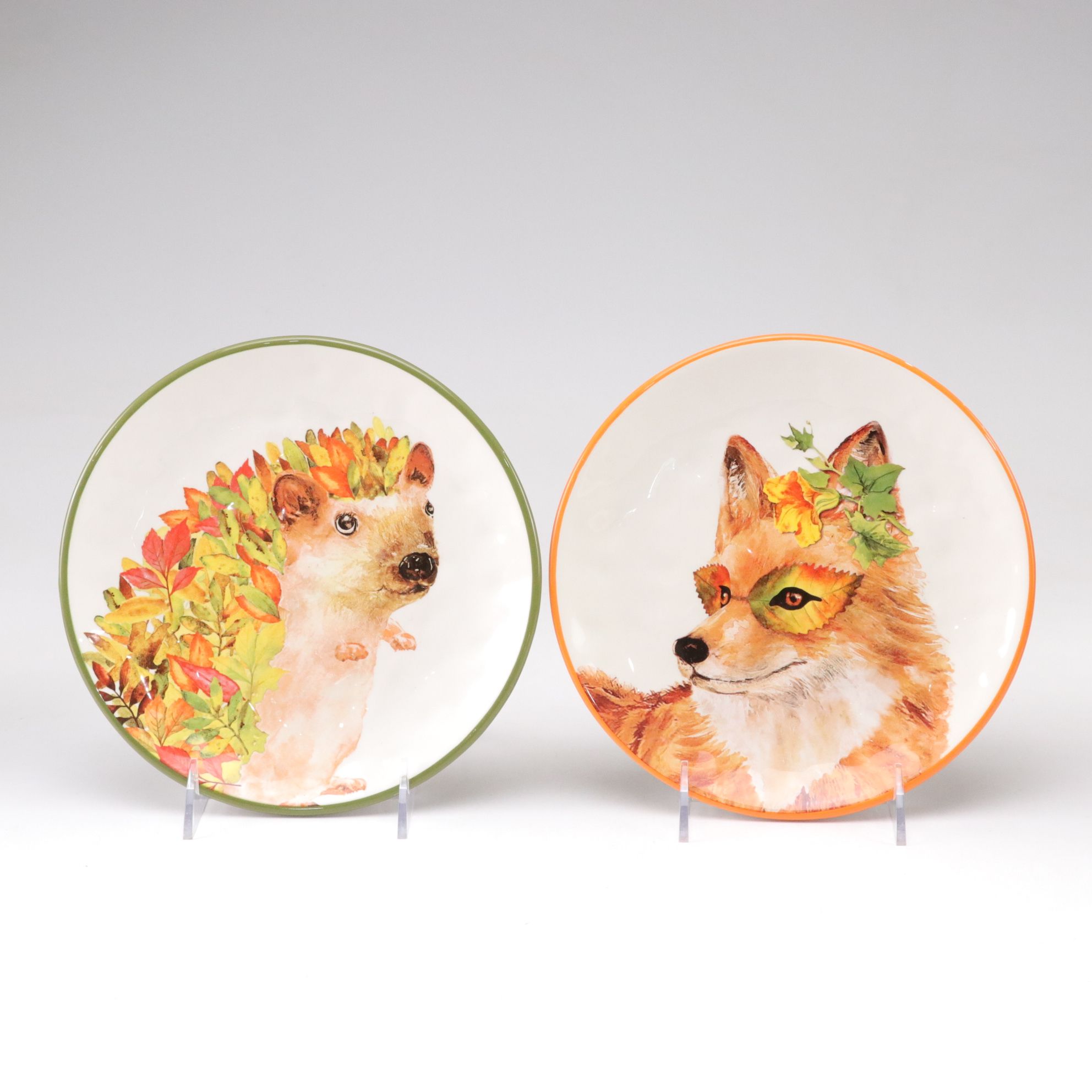 Pier 1 "Harvest Garden Critters" Plates with Hand-Sculpted Vase and More