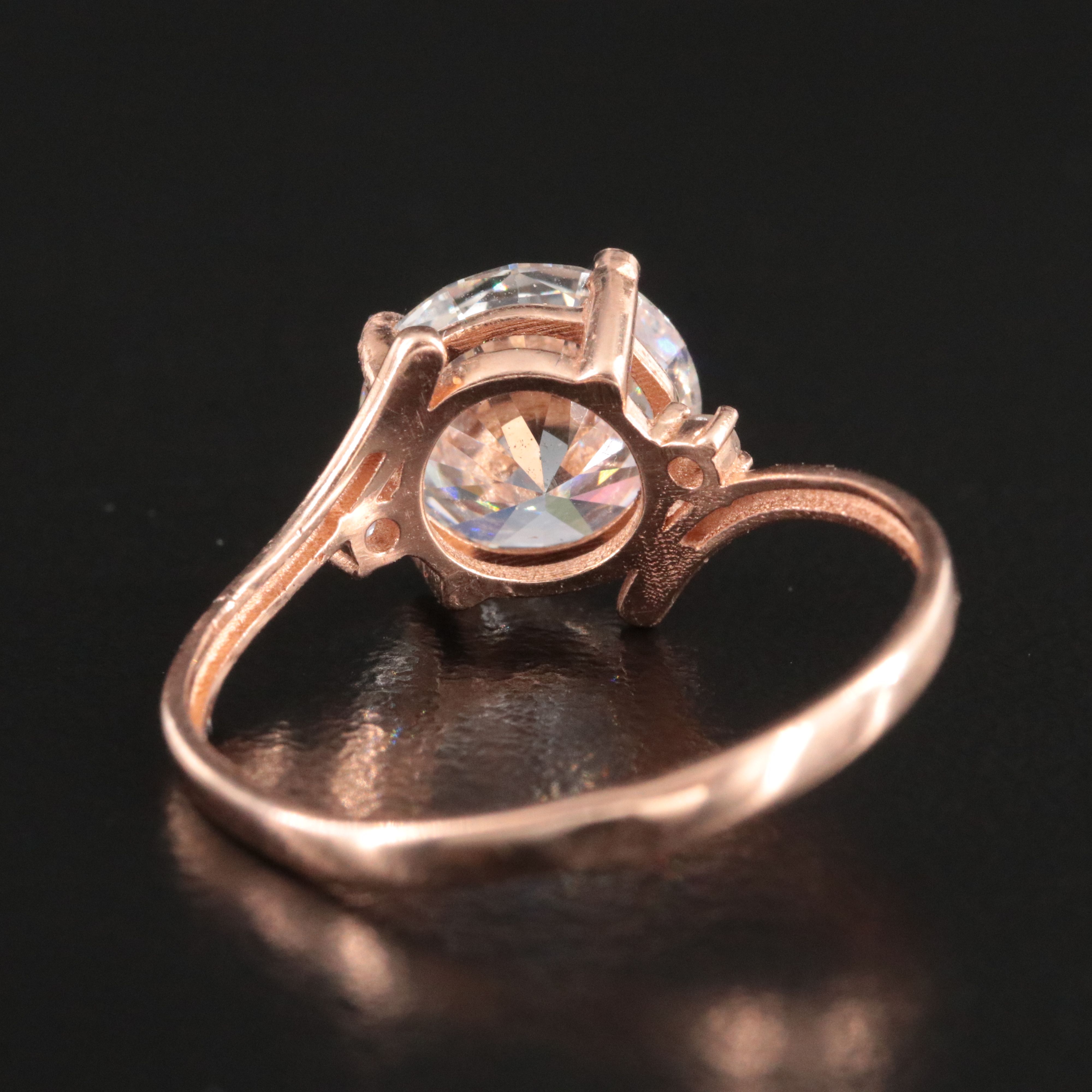 14K Rose Gold 2.68 CTW Lab Grown Diamond Ring