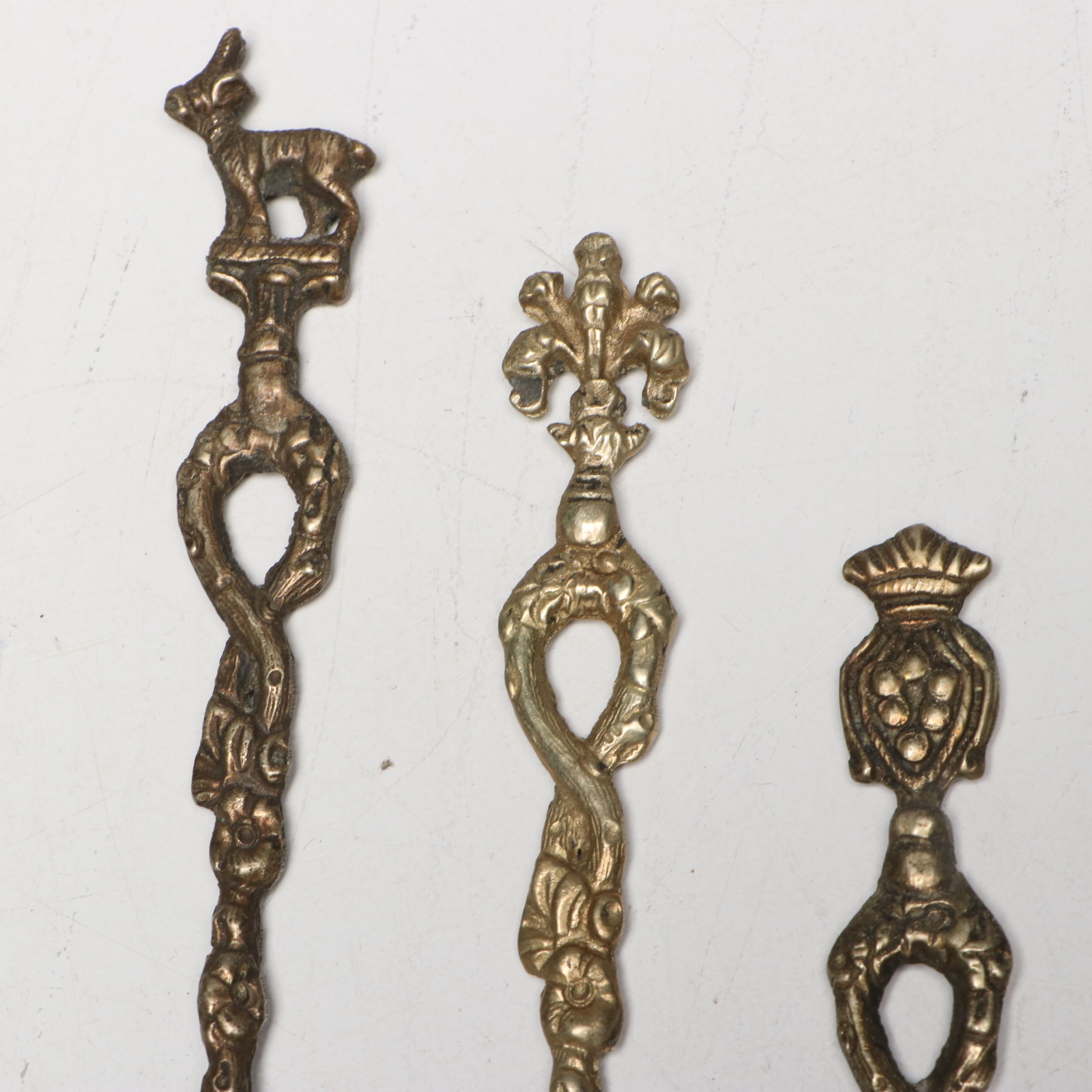 Italian City Symbols and Other Demitasse Spoons, Mid to Late 20th Century