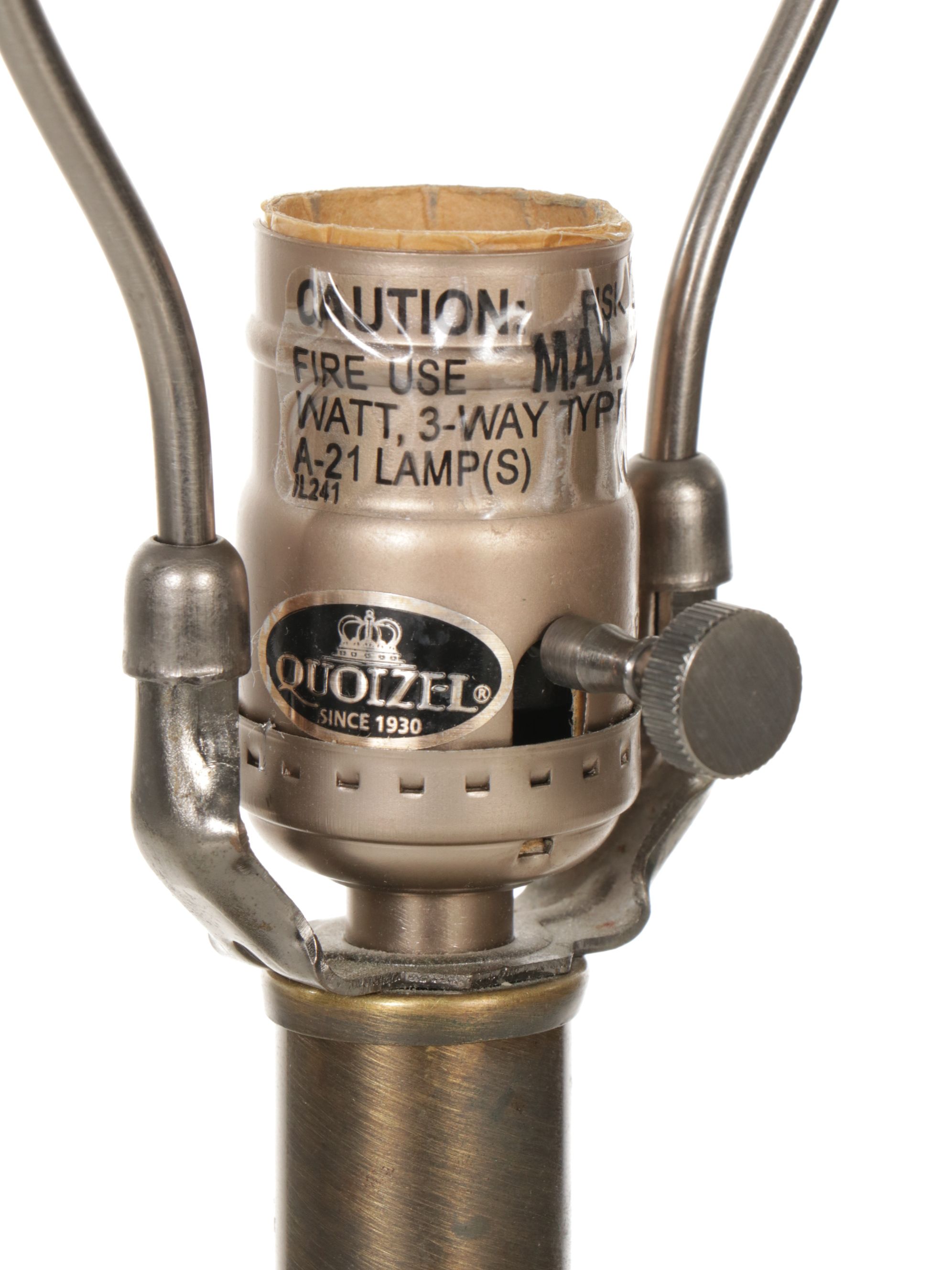 Quoizel High Gloss Vase Table Lamp, 2005