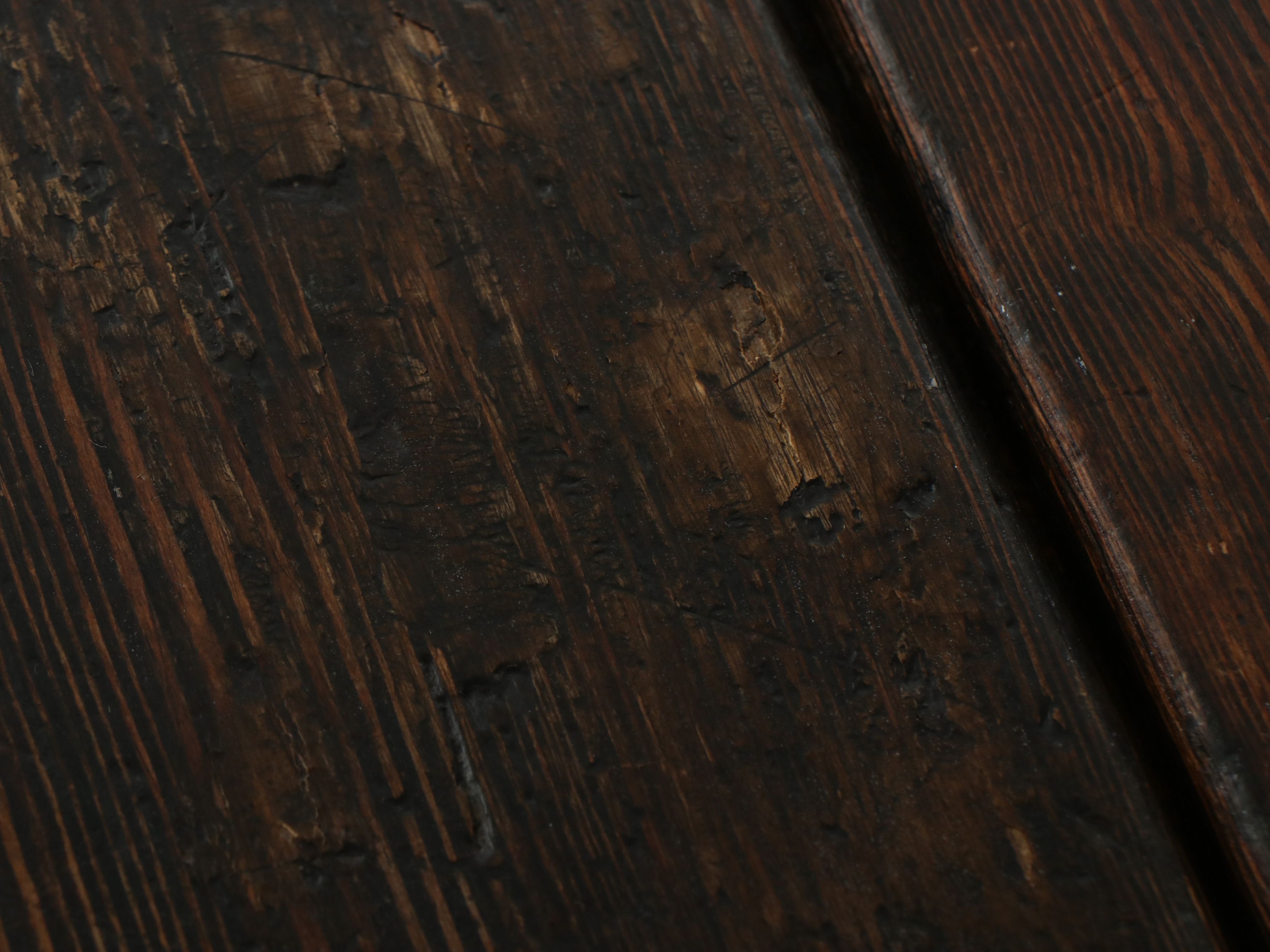 Antique Jacobean Oak Gate-Leg Drop-Leaf Table