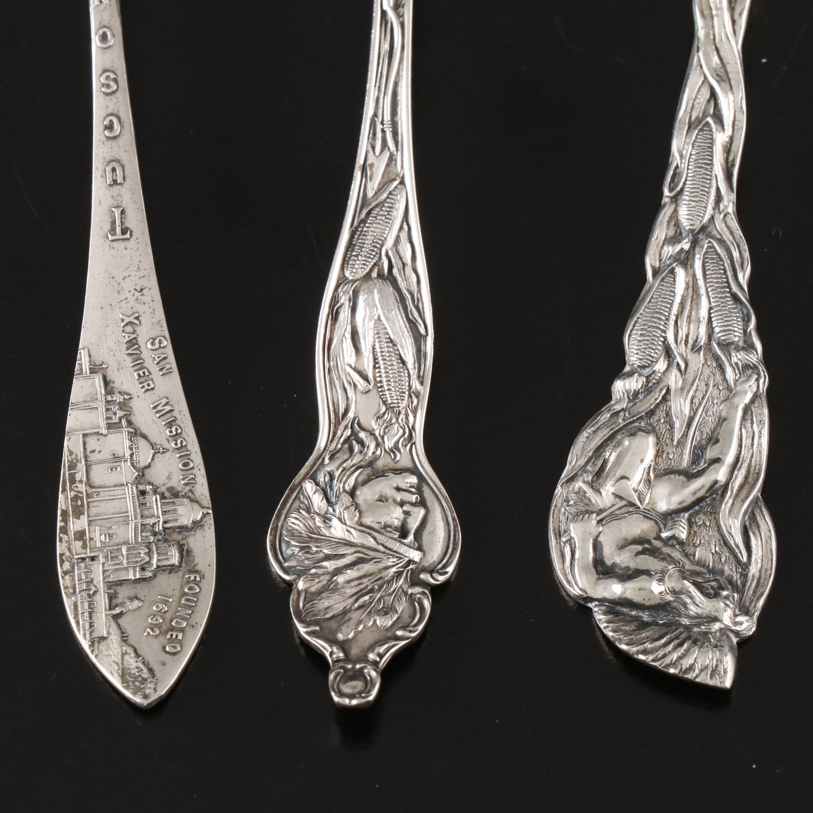 Mt. Pisgah with Other Sterling Souvenir Spoons and Utensils, 20th Century