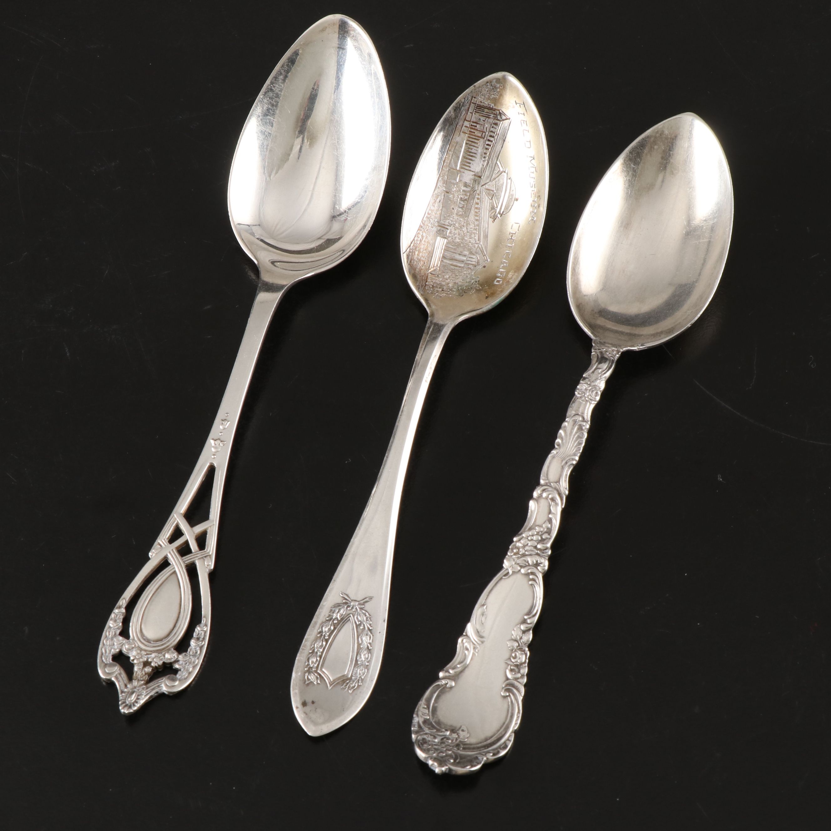 Mt. Pisgah with Other Sterling Souvenir Spoons and Utensils, 20th Century