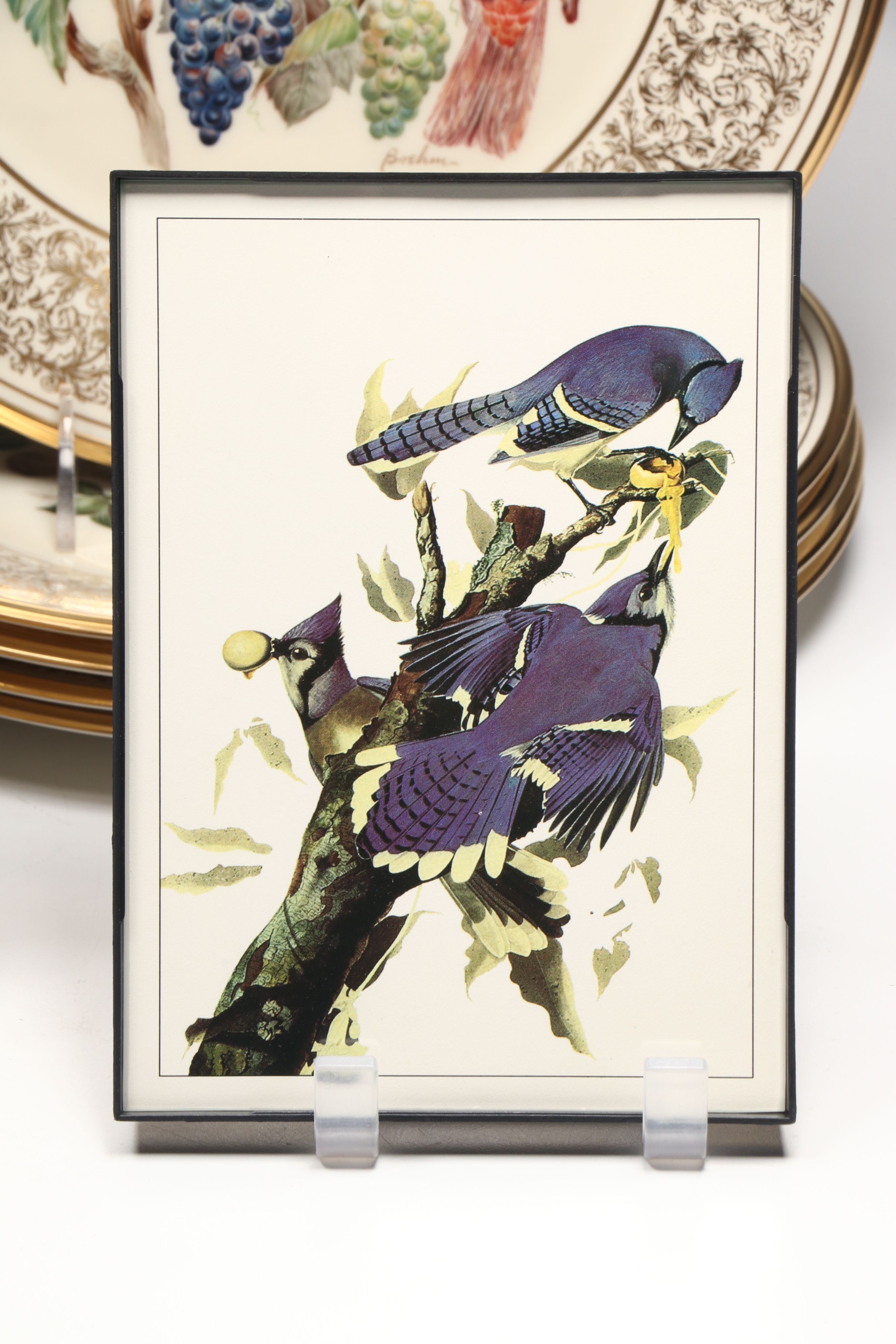 Lenox Boehm Birds "Meadowlark," "Cardinal" and More Collector Plates, 1970s