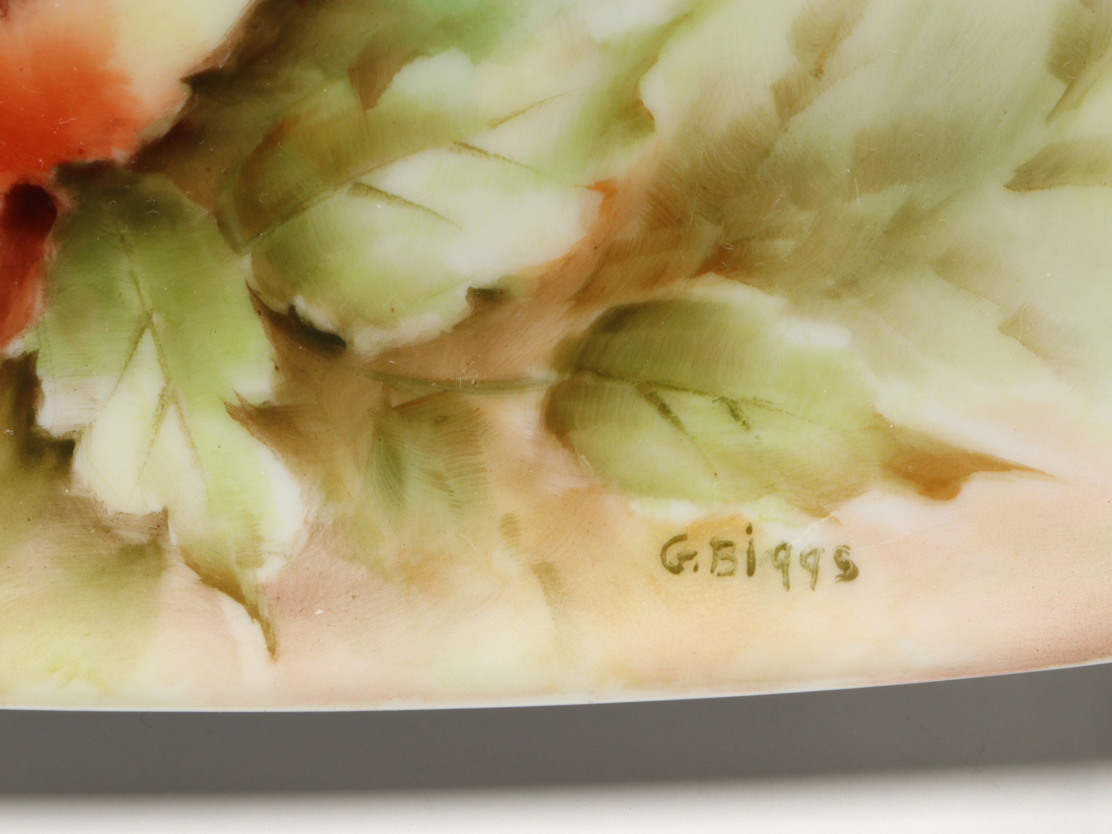 Reinhold Schlegelmilch "Calla Lily" Porcelain Bowl with Other Floral Table Décor