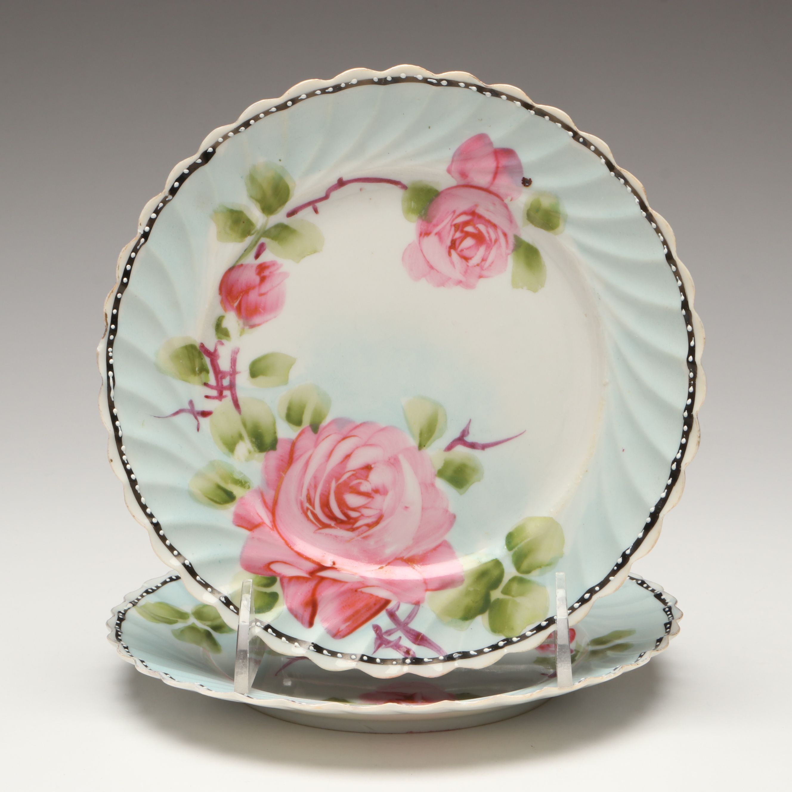 Reinhold Schlegelmilch "Calla Lily" Porcelain Bowl with Other Floral Table Décor