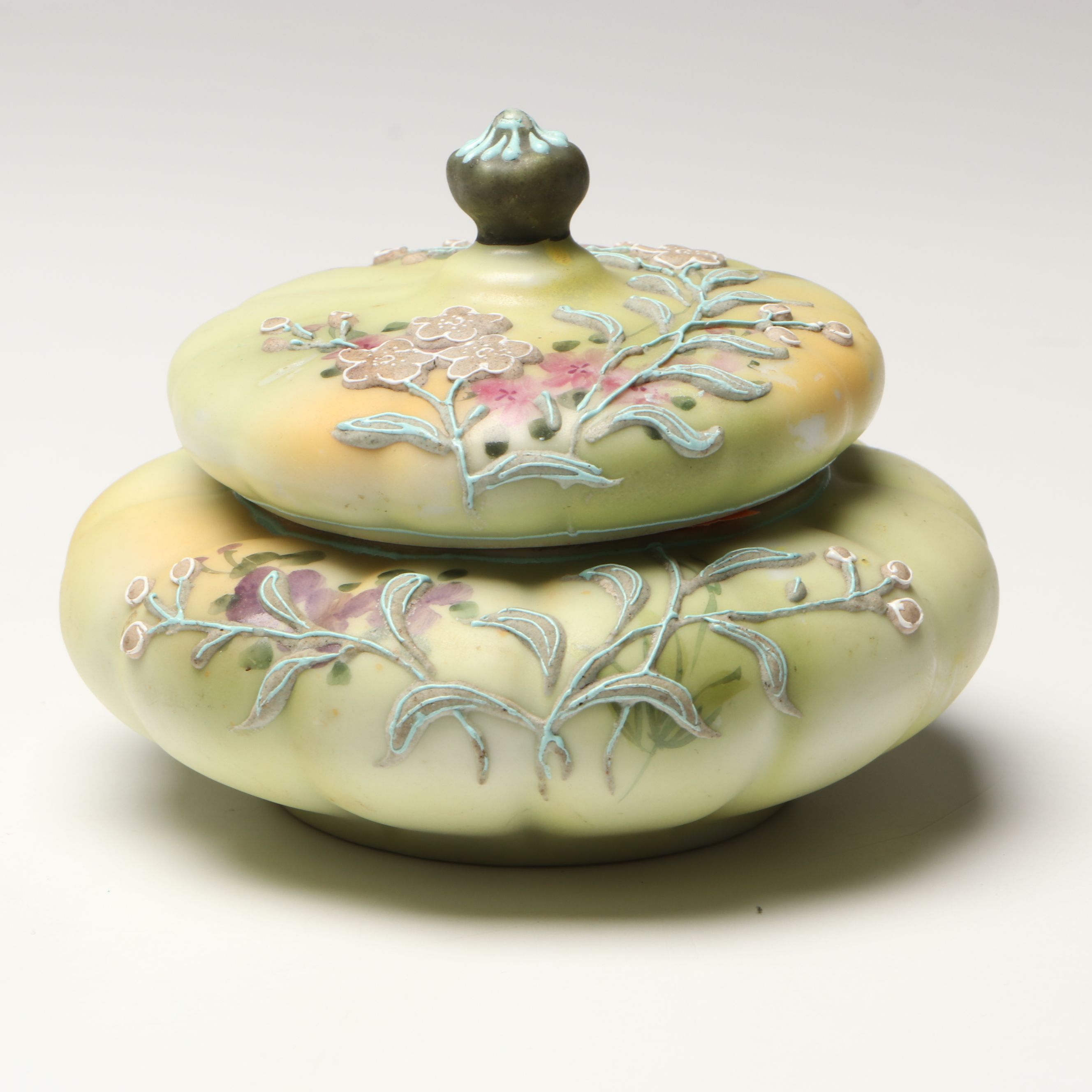 Reinhold Schlegelmilch "Calla Lily" Porcelain Bowl with Other Floral Table Décor