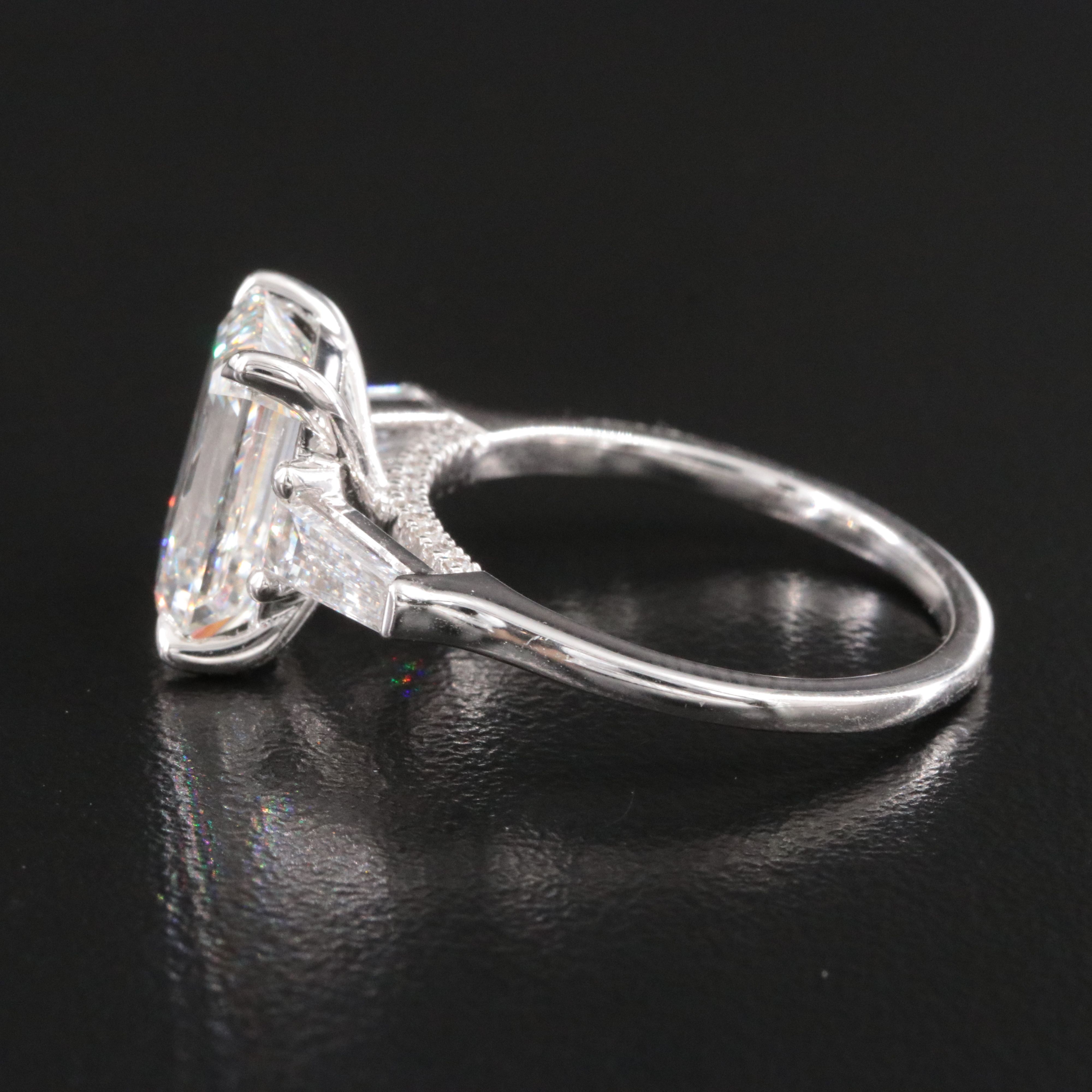 14K 4.40 CTW Lab Grown Diamond Ring