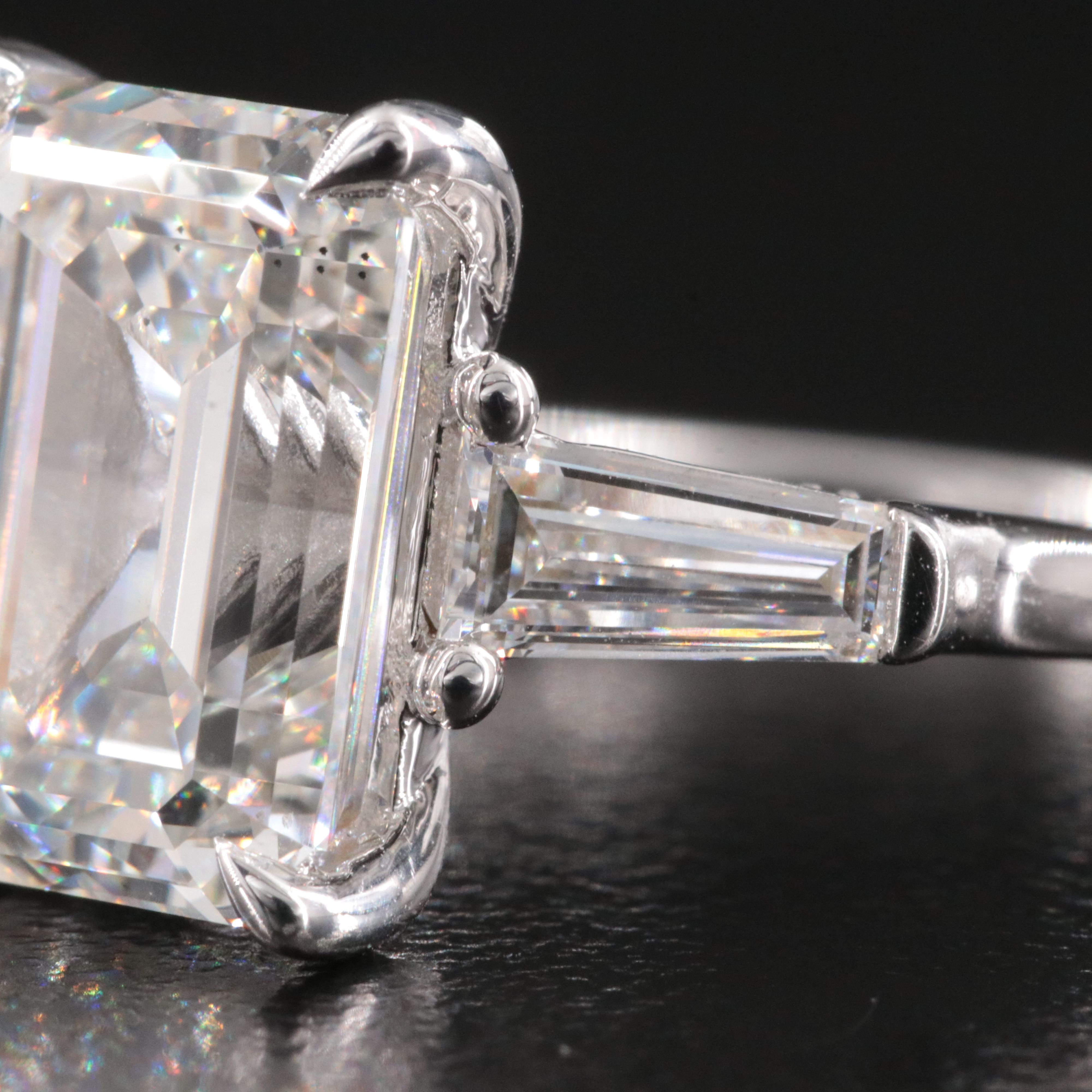 14K 4.40 CTW Lab Grown Diamond Ring