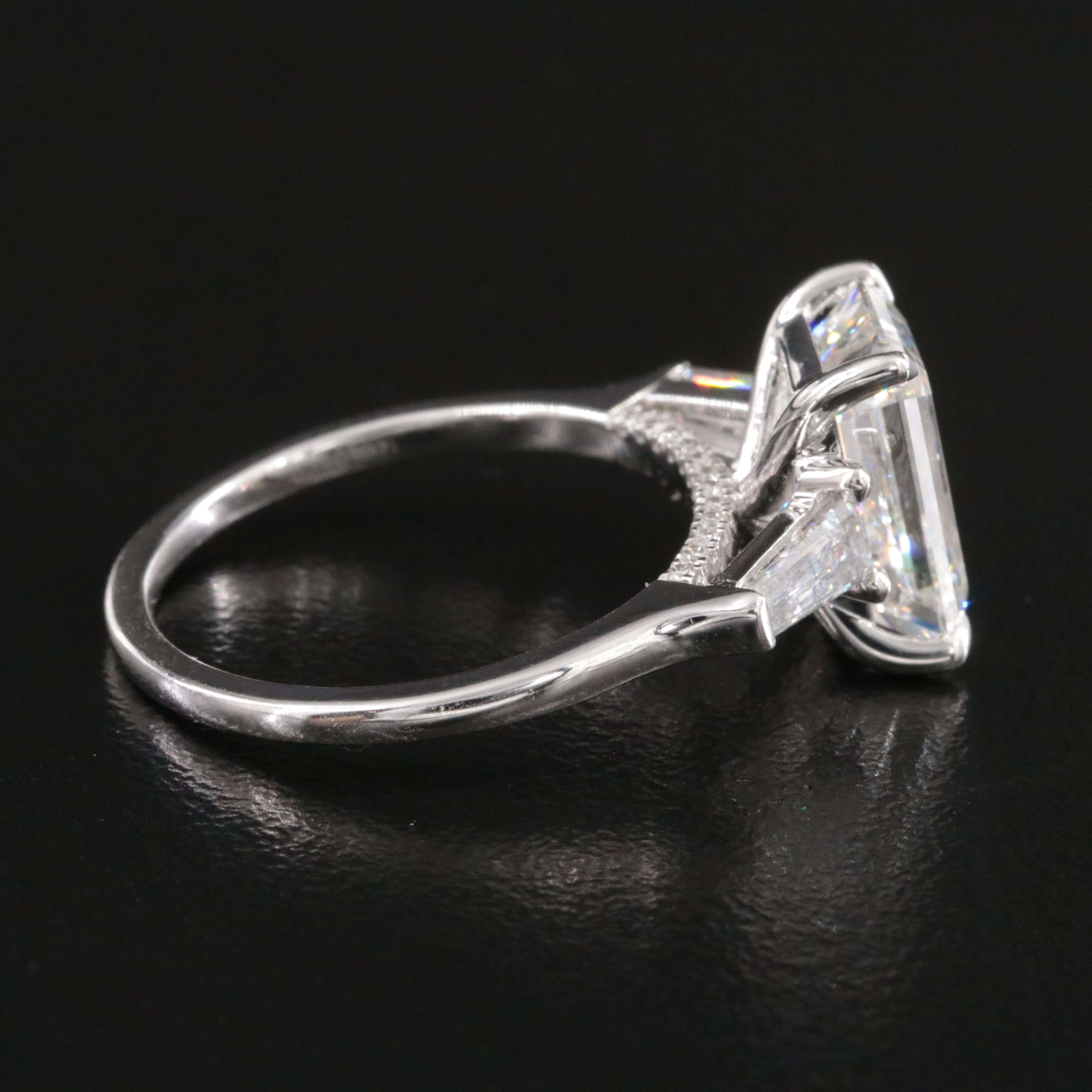 14K 4.40 CTW Lab Grown Diamond Ring