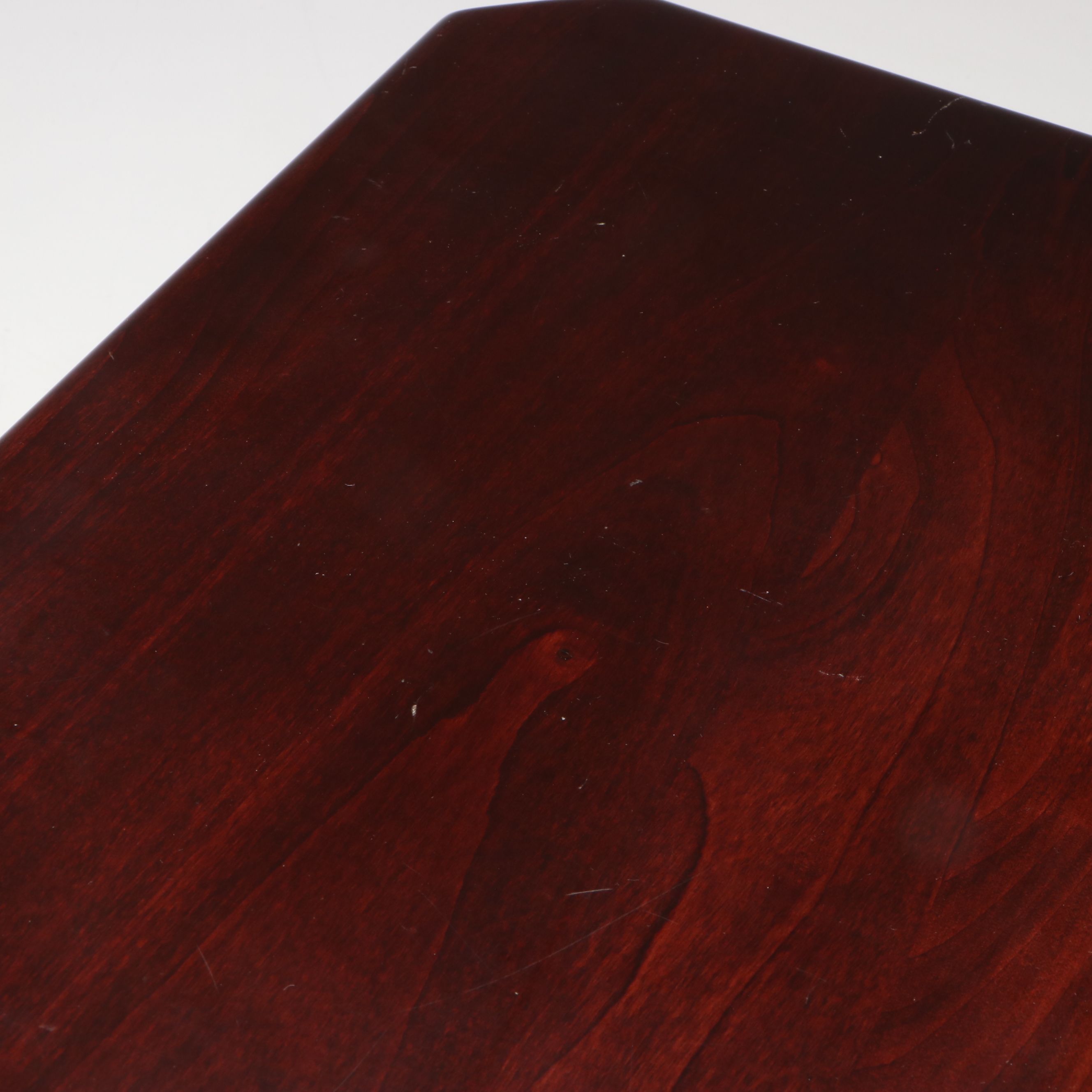 Eureka Manufacturing Co. Velveteen Lined Wooden Jewelry Box