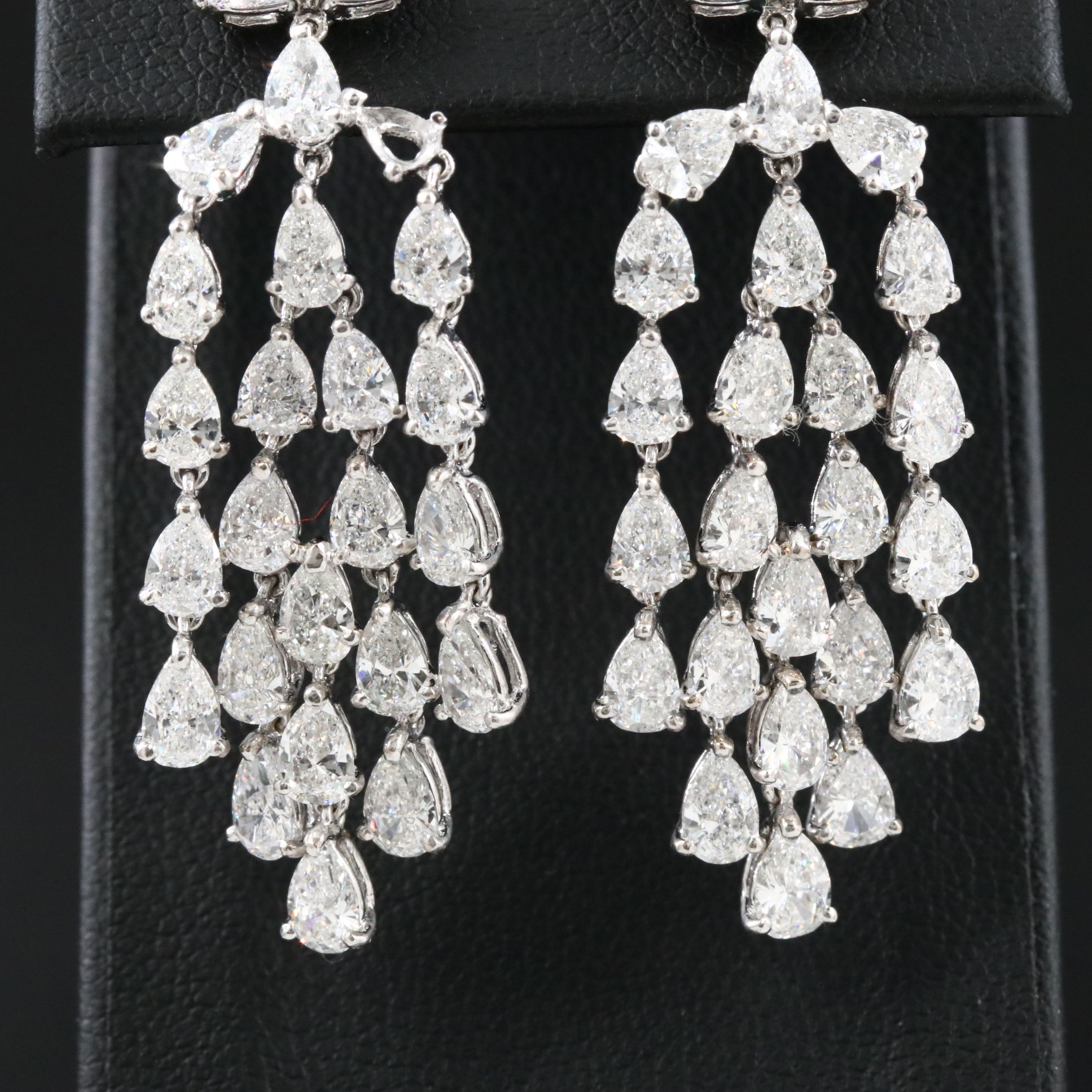18K 10.49 CTW Diamond Chandelier Earrings