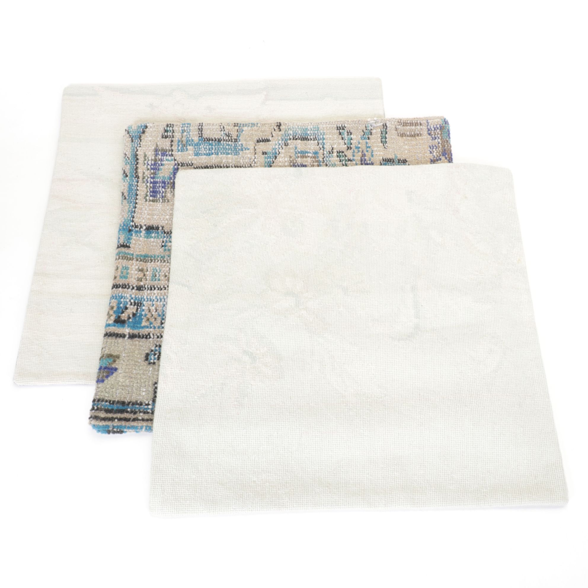 Hand-Pieced Kilim Rug Remnant Pillow Covers