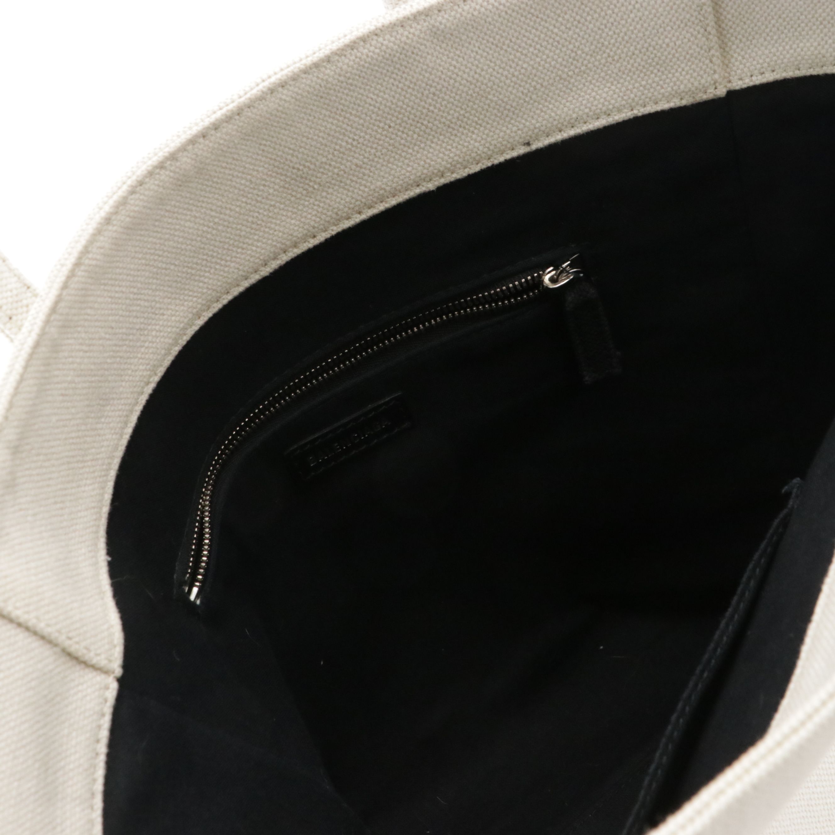 Balenciaga Small Everyday Two-Way Tote Bag in White Canvas