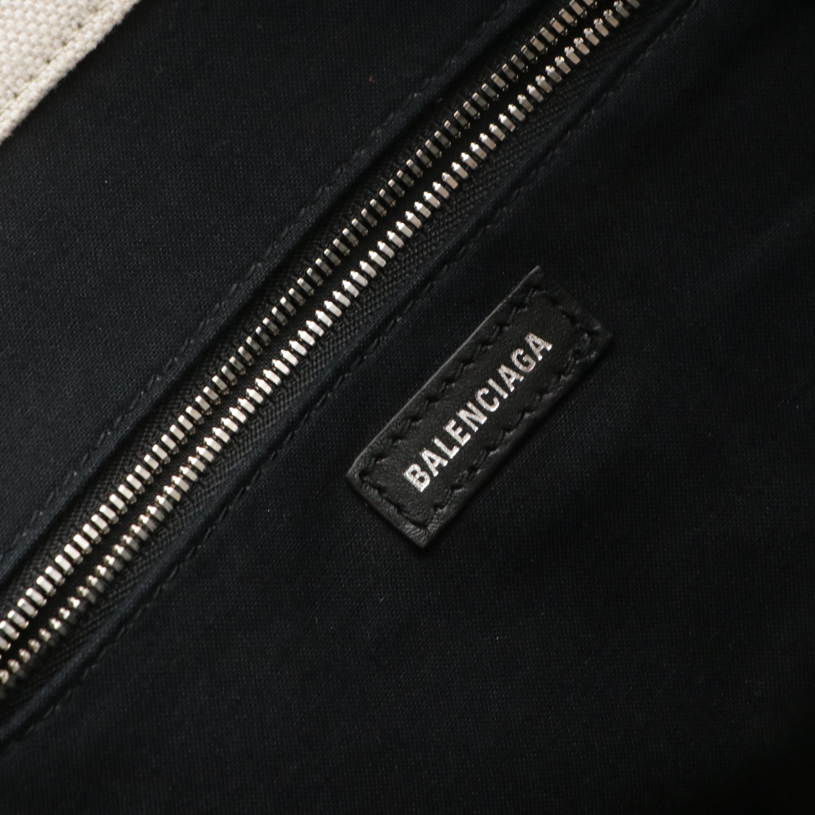 Balenciaga Small Everyday Two-Way Tote Bag in White Canvas