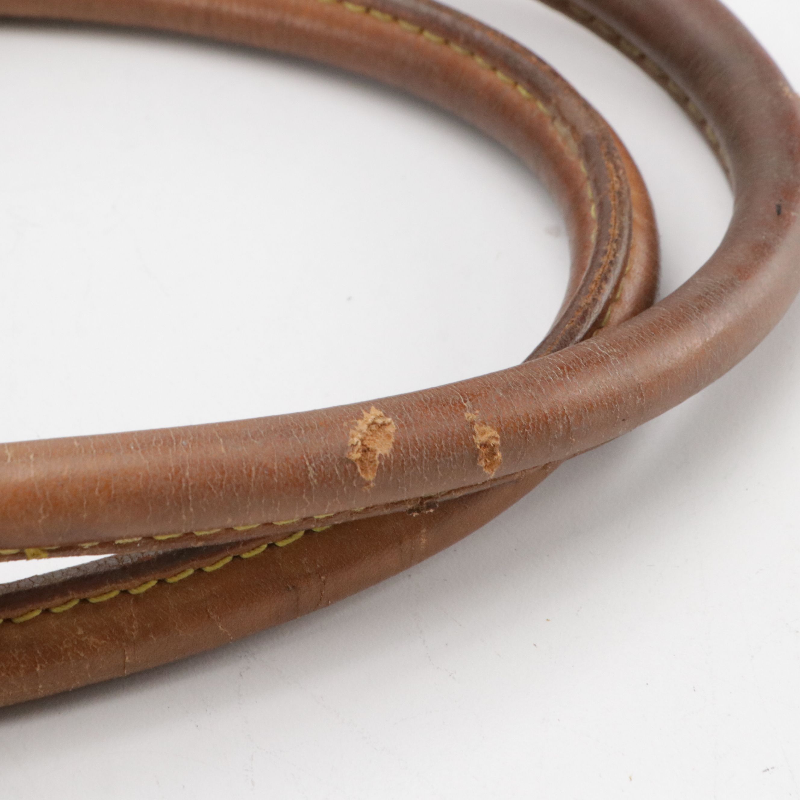 Louis Vuitton Sac Plat in Monogram Canvas and Vachetta Leather