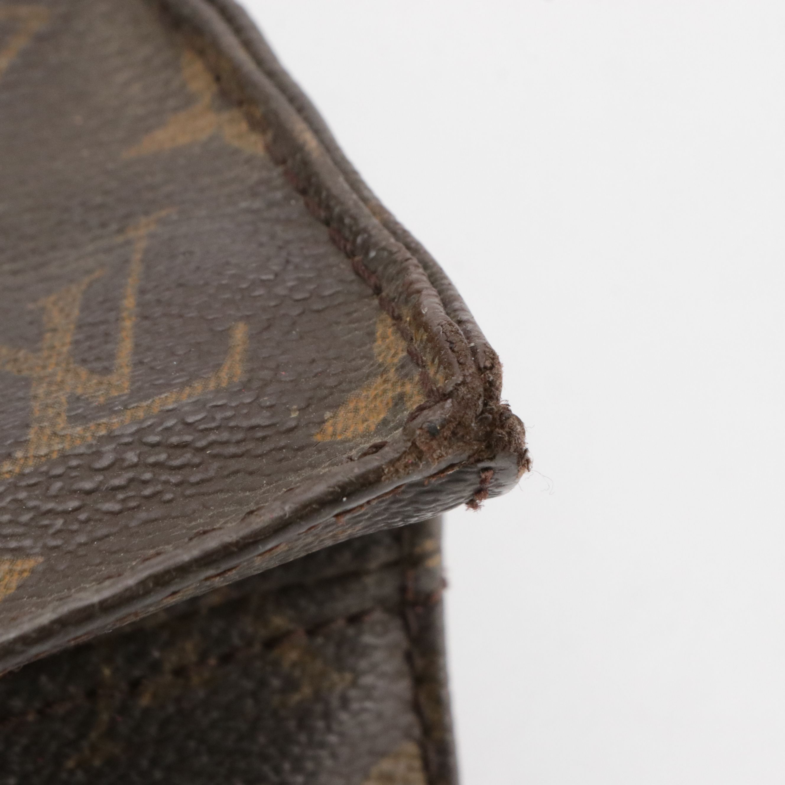 Louis Vuitton Sac Plat in Monogram Canvas and Vachetta Leather