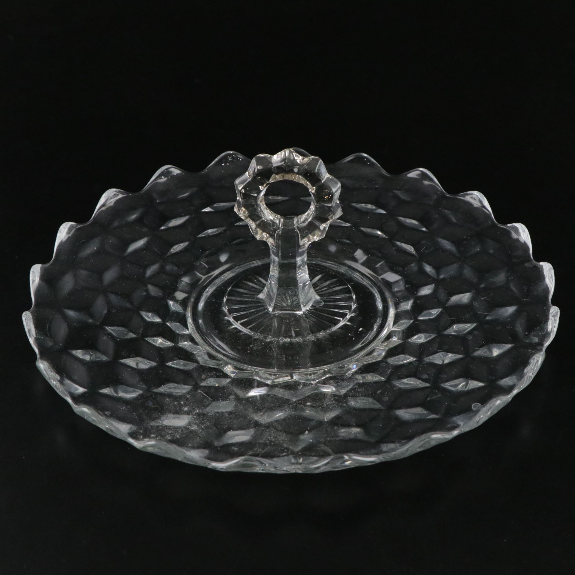 Doulton Crystal Rose Bowl with Fostoria Serving Platter, Cristal D'Arques & More