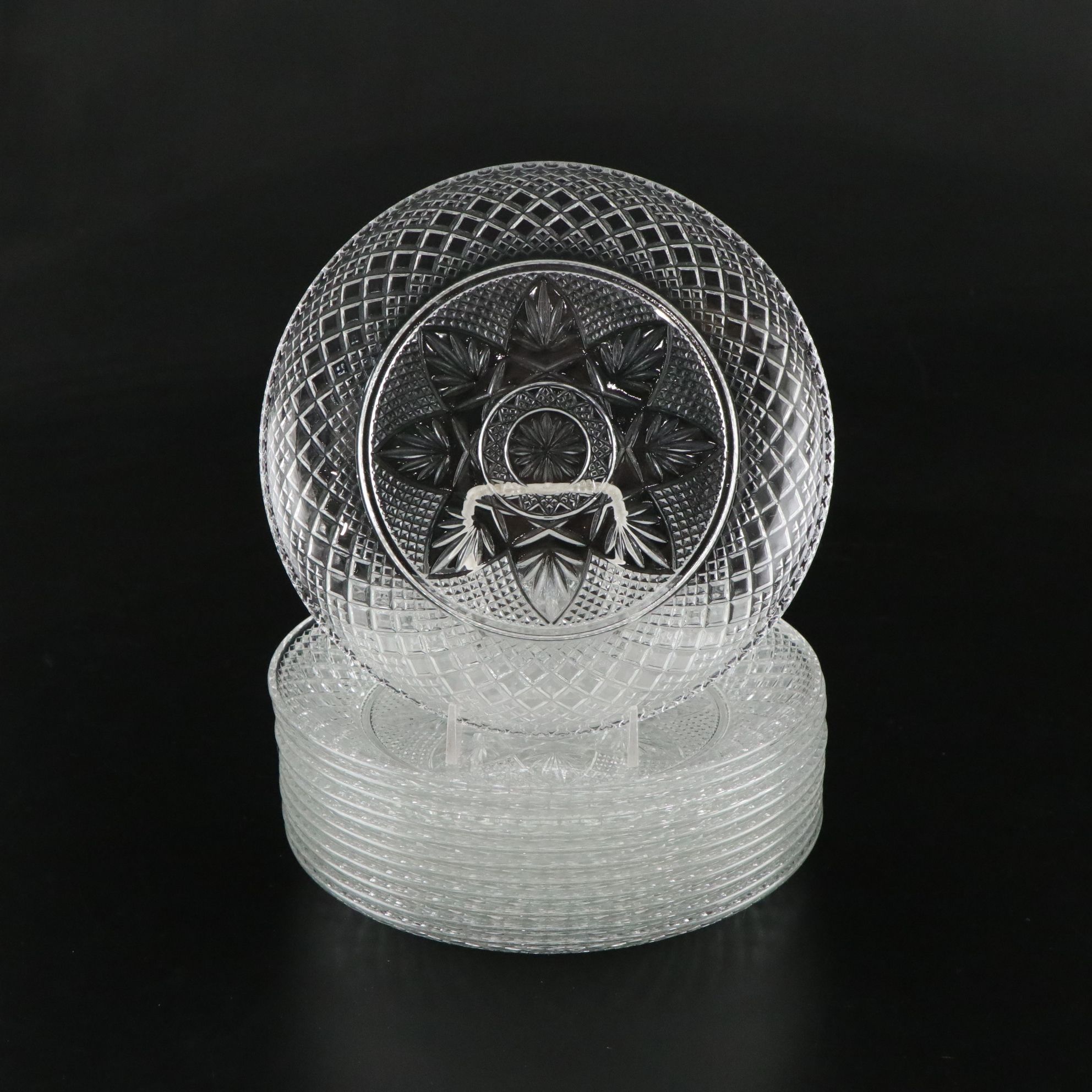 Doulton Crystal Rose Bowl with Fostoria Serving Platter, Cristal D'Arques & More