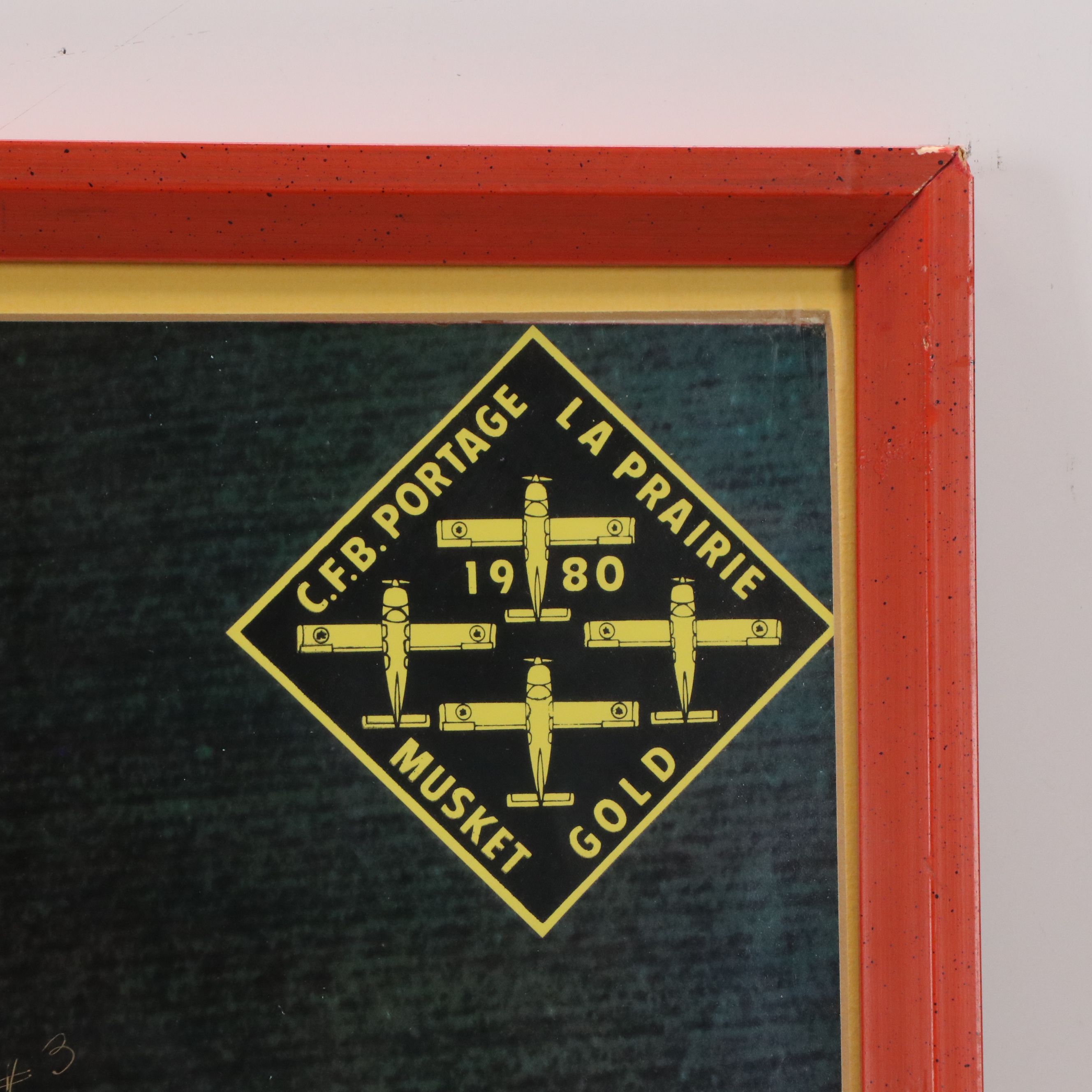 Offset Lithograph of CT-134 Musketeer Planes, 1980