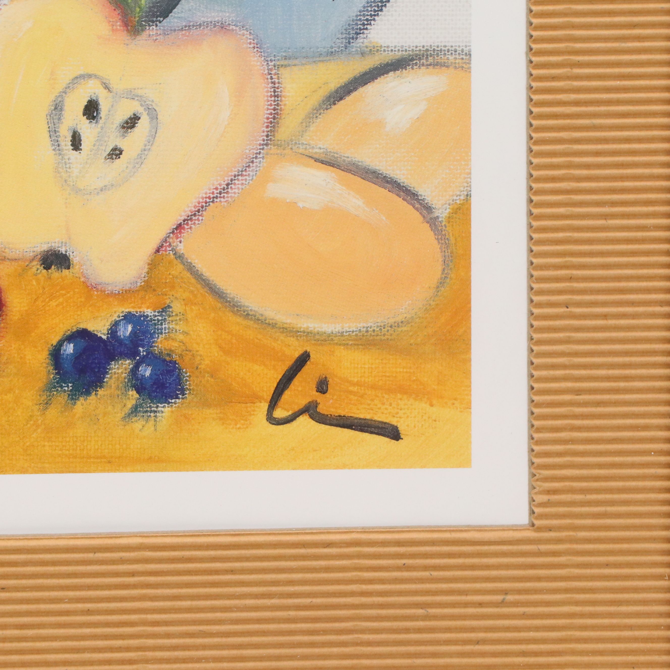 Offset Lithograph of Cartoon Chef, 21st Century