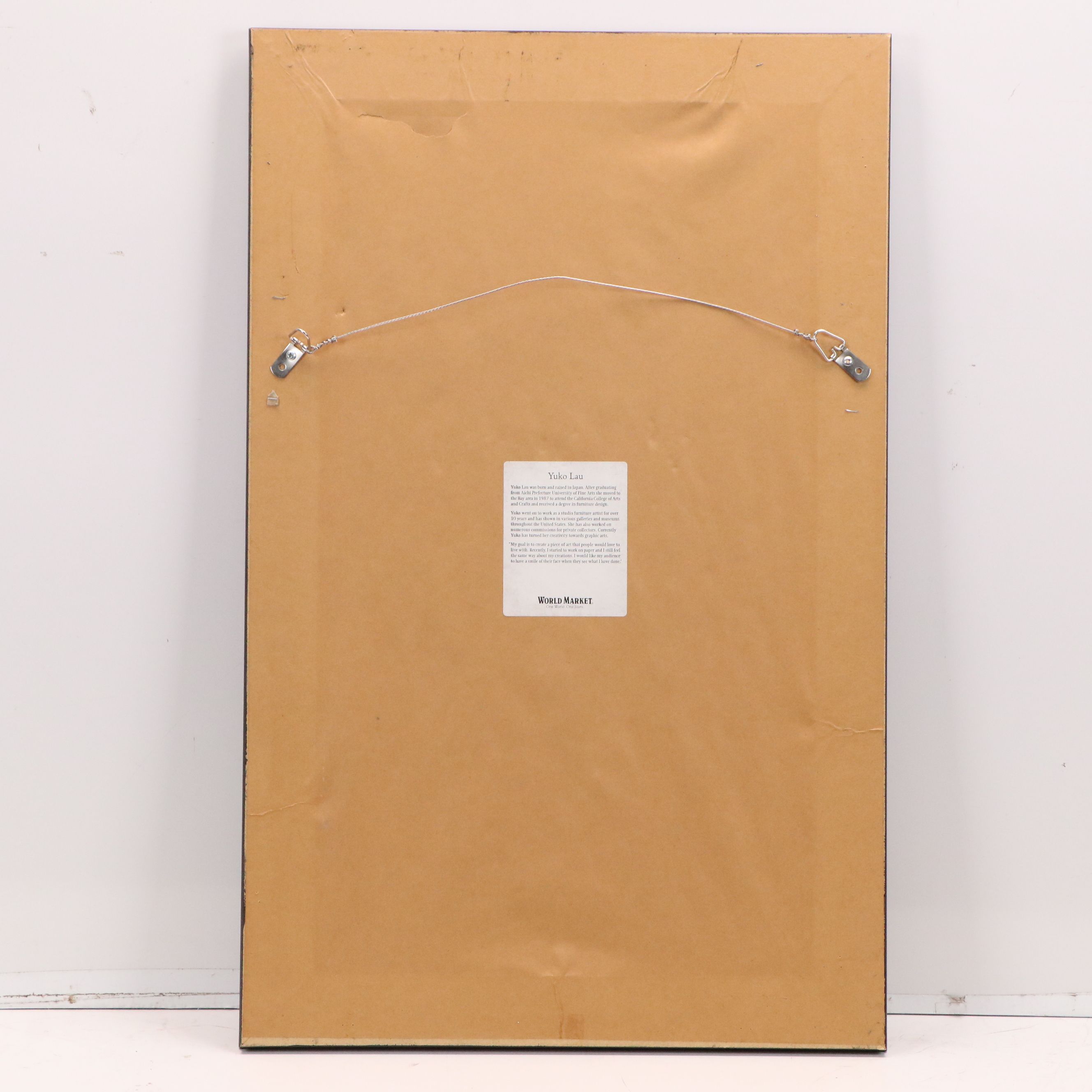 Offset Lithograph After Yoko Lau "Paisley Vase I," 21st Century