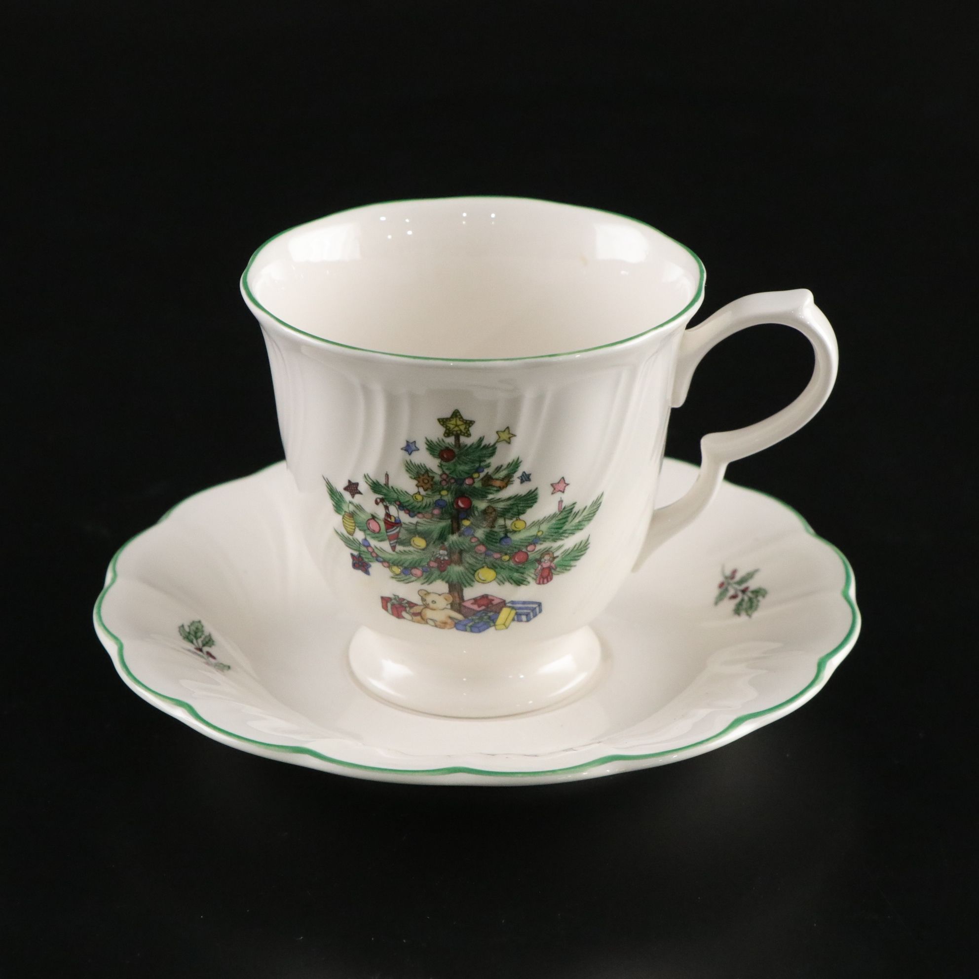 Nikko "Happy Holidays" Dinnerware with Spode "Saint Nick" and Andrea by Sadek