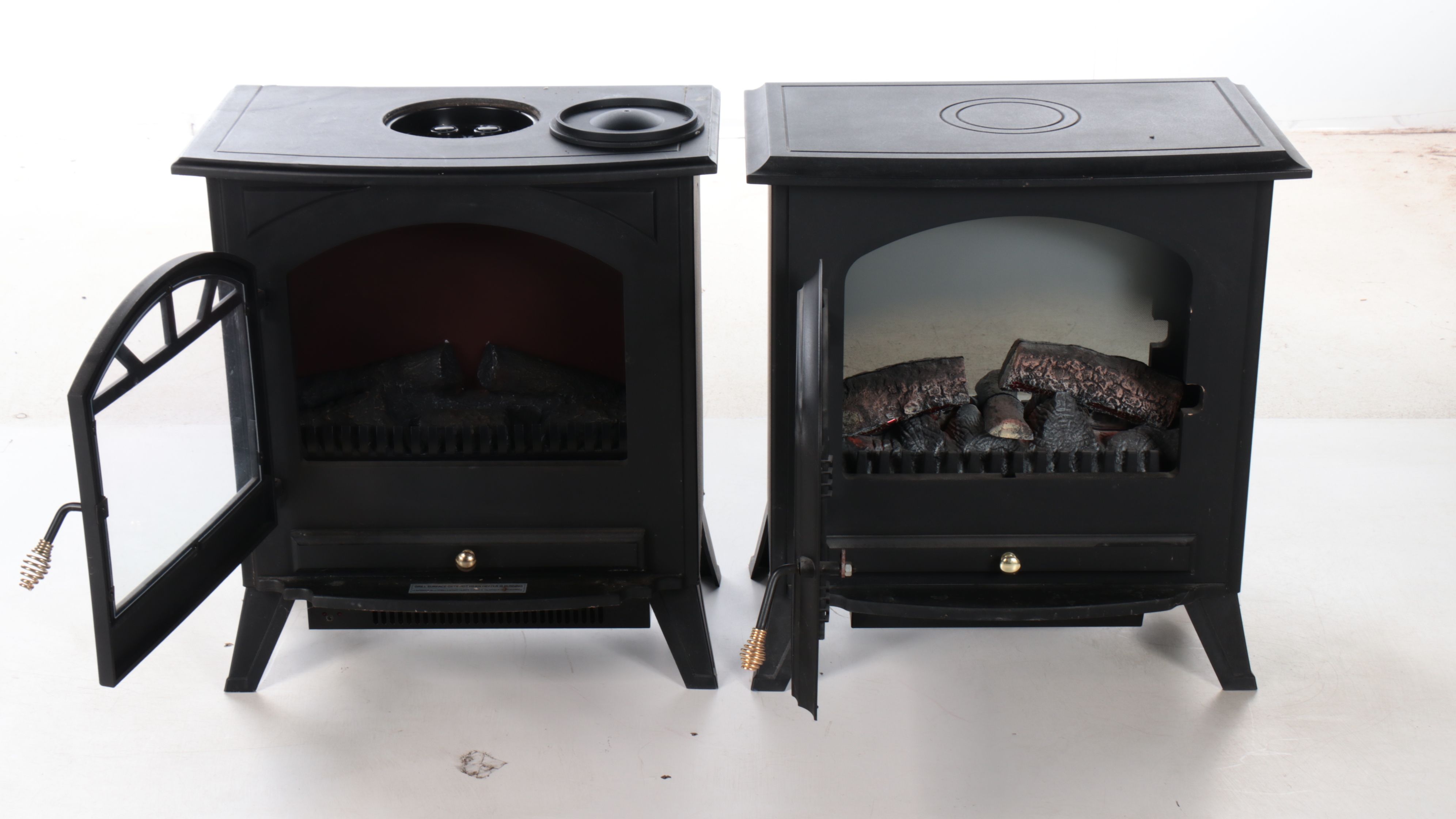 Dimplex and Charmglow Wood Stove Style Electric Fireplace Heaters