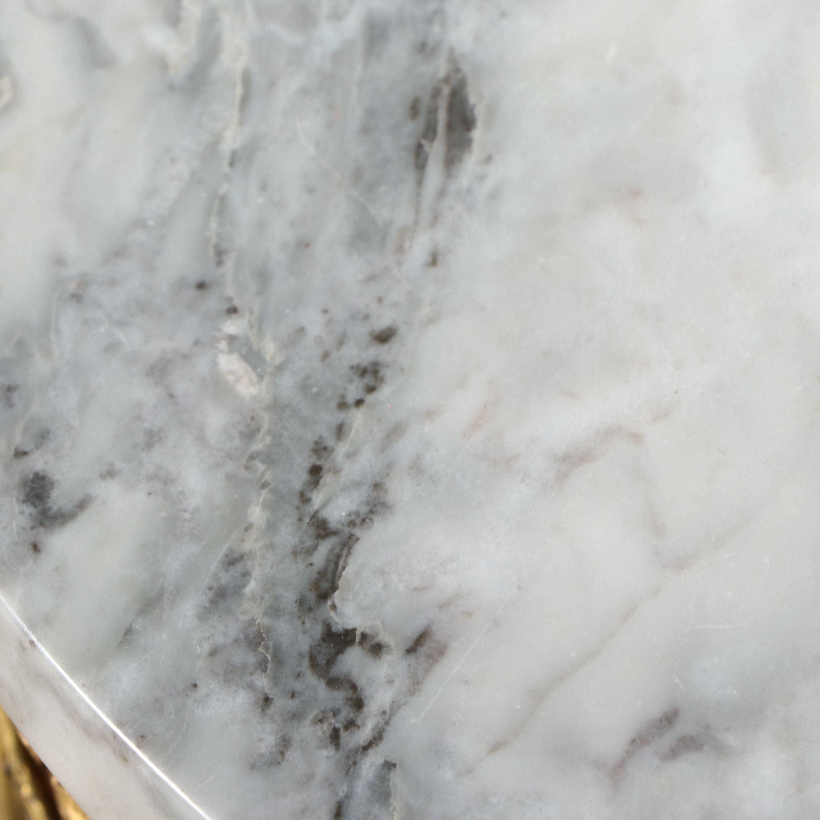 Spanish Neoclassical Style Marquetry Commode with Marble Top