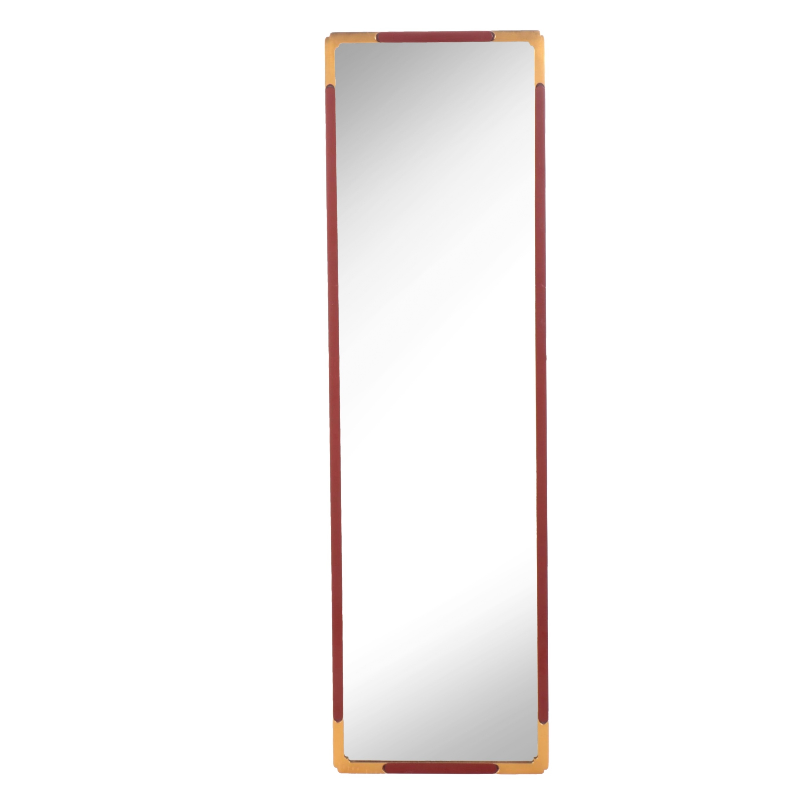 Gilt Two Tone Full-Length Wall Mirror