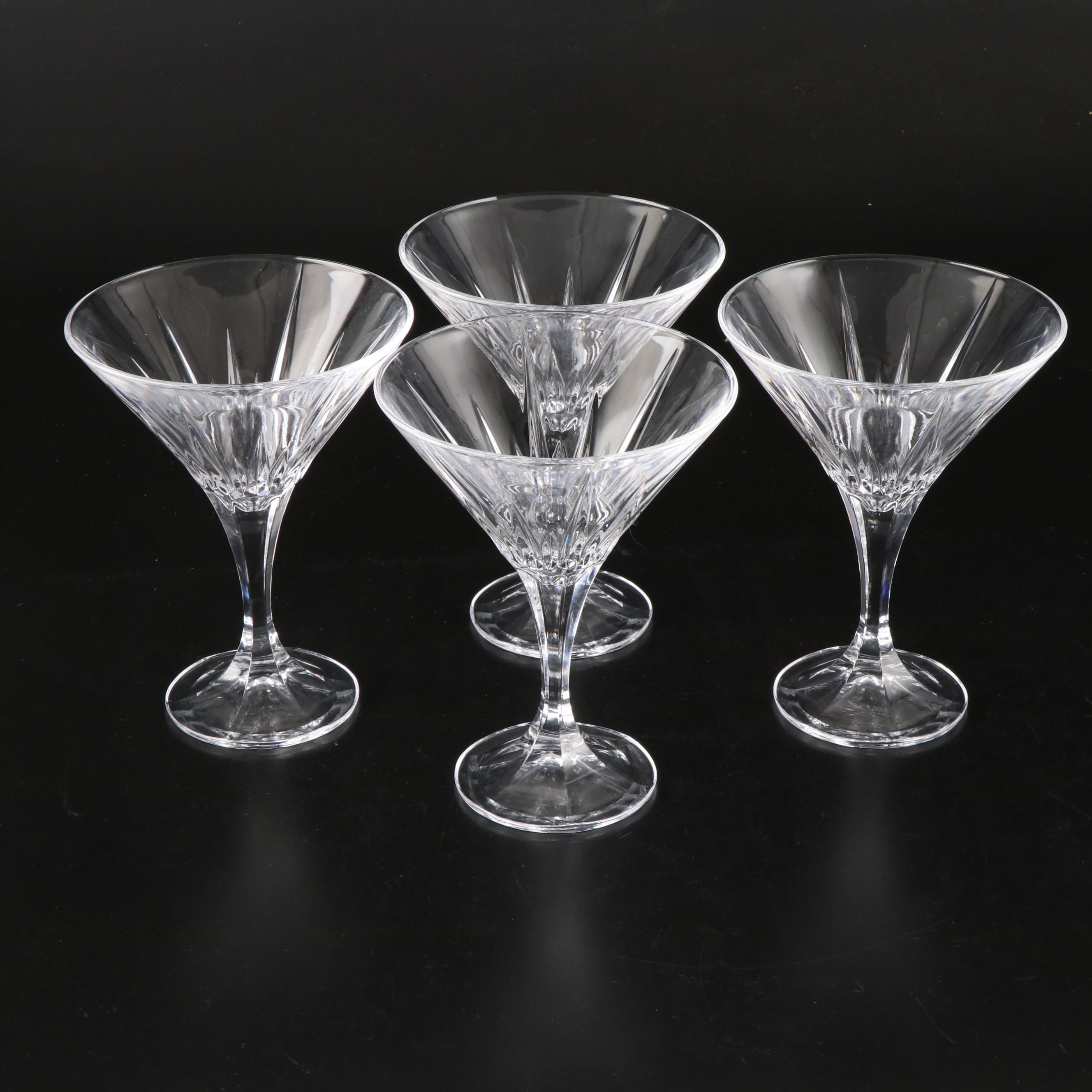 Godinger "Ingrid" Crystal Martini Glasses